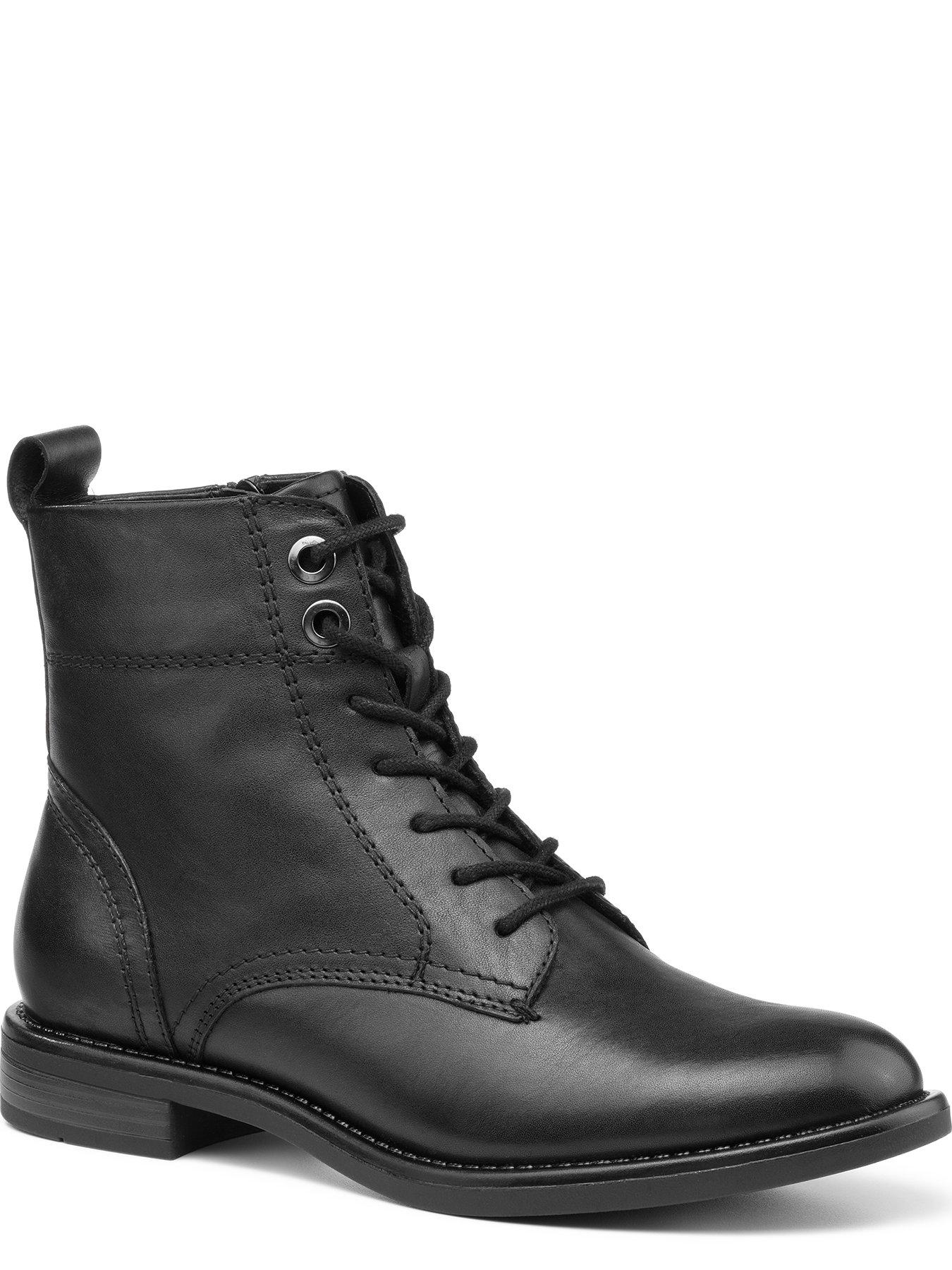 Hotter Hotter Surrey Wide Fitting Lace Up Ankle Boots Black