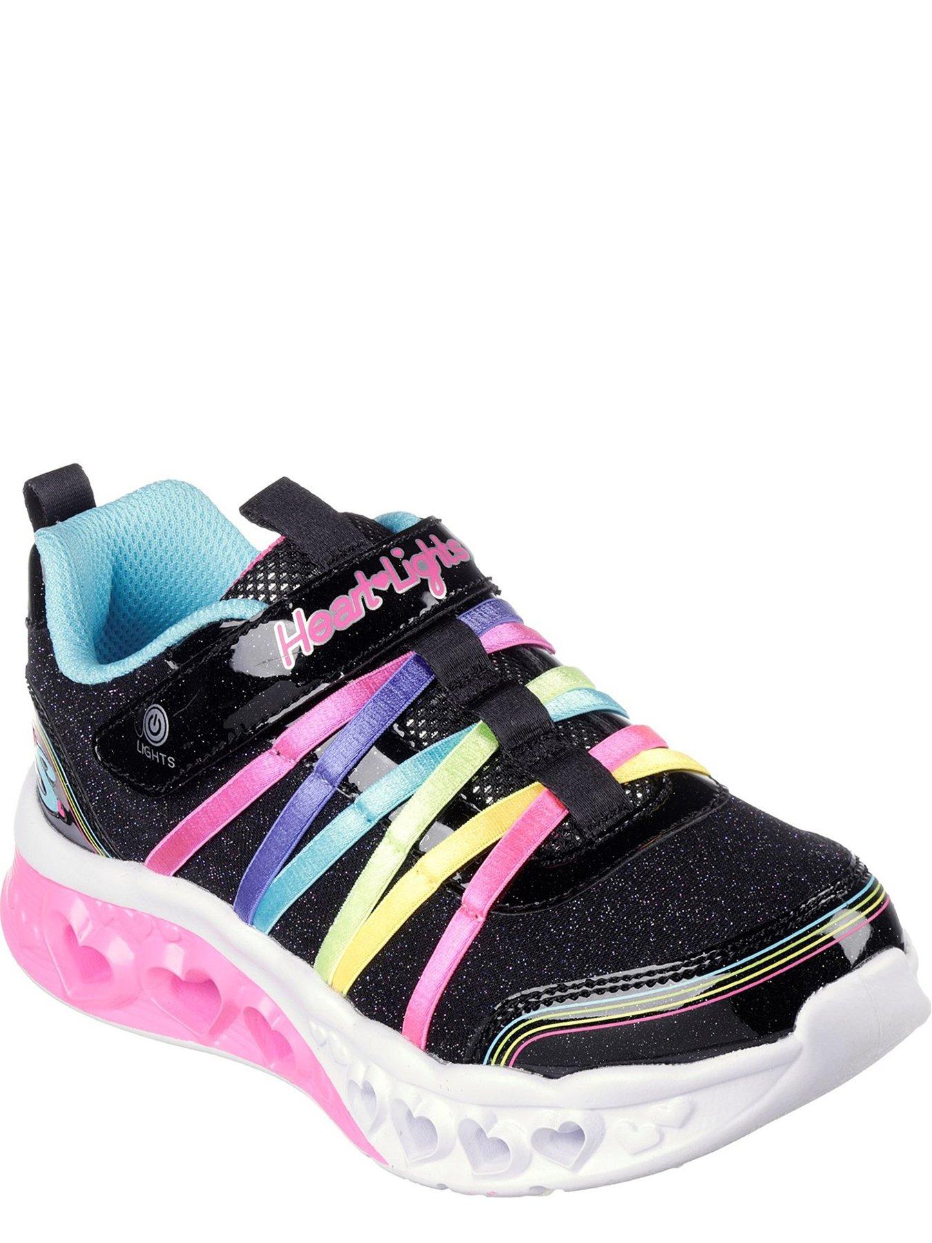 skechers-skechers-flutter-heart-lights-rainbow-bestie-lighted-trainerstillFront