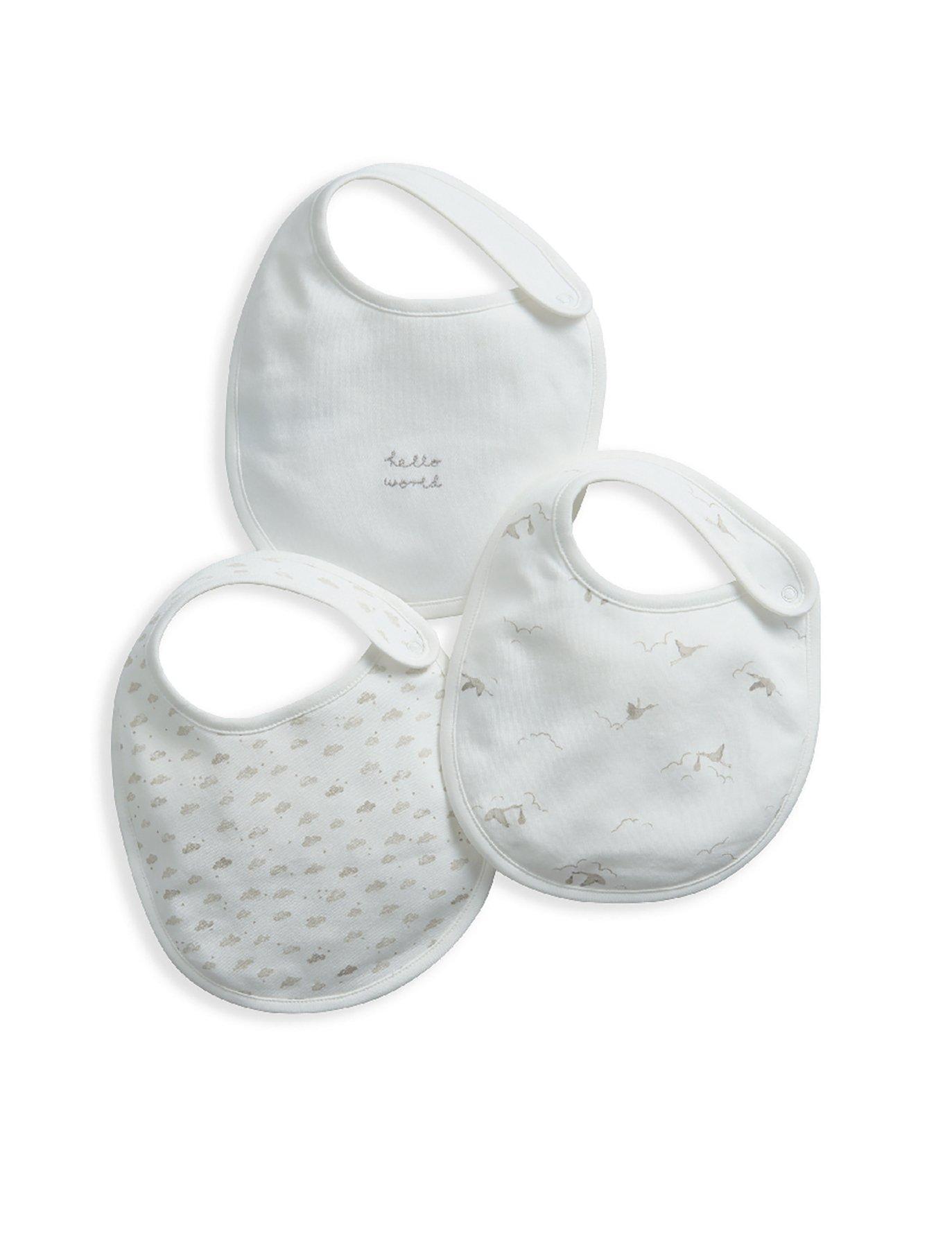 mamas-papas-unisex-baby-3-pack-stork-bibs-greyfront
