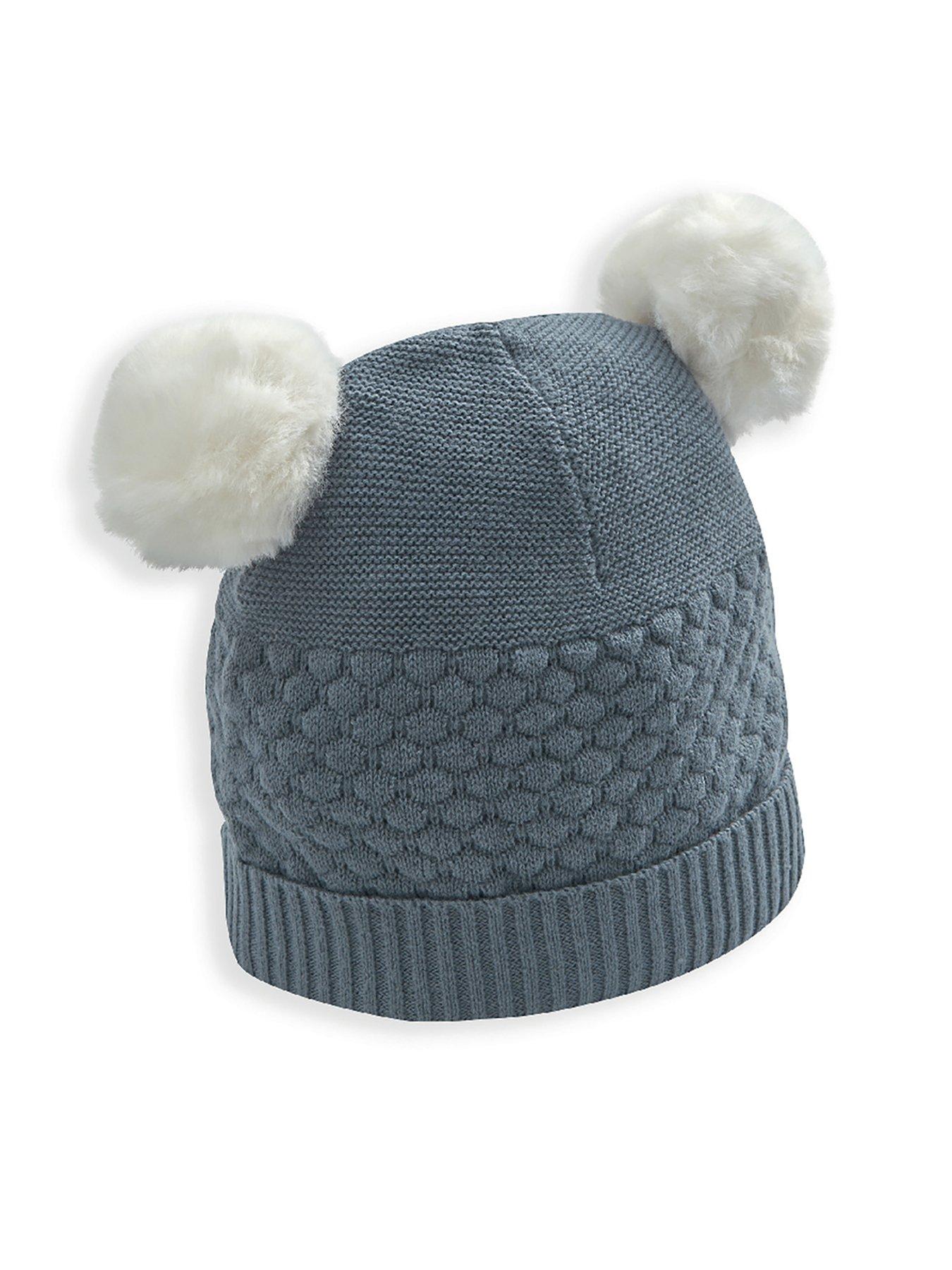 mamas-papas-baby-boys-knitted-pom-hat-bluestillFront