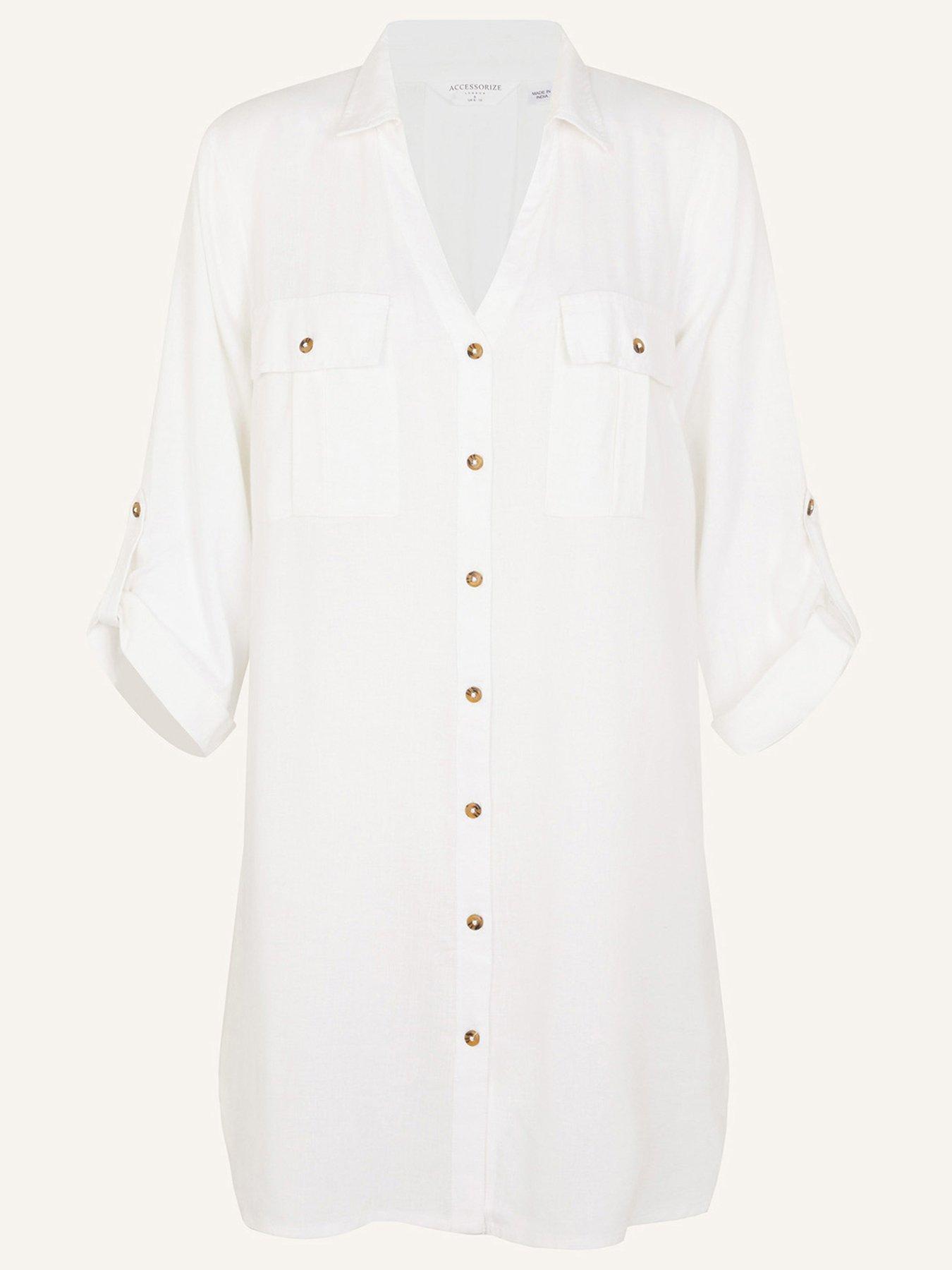 Accessorize Beach Shirt - White