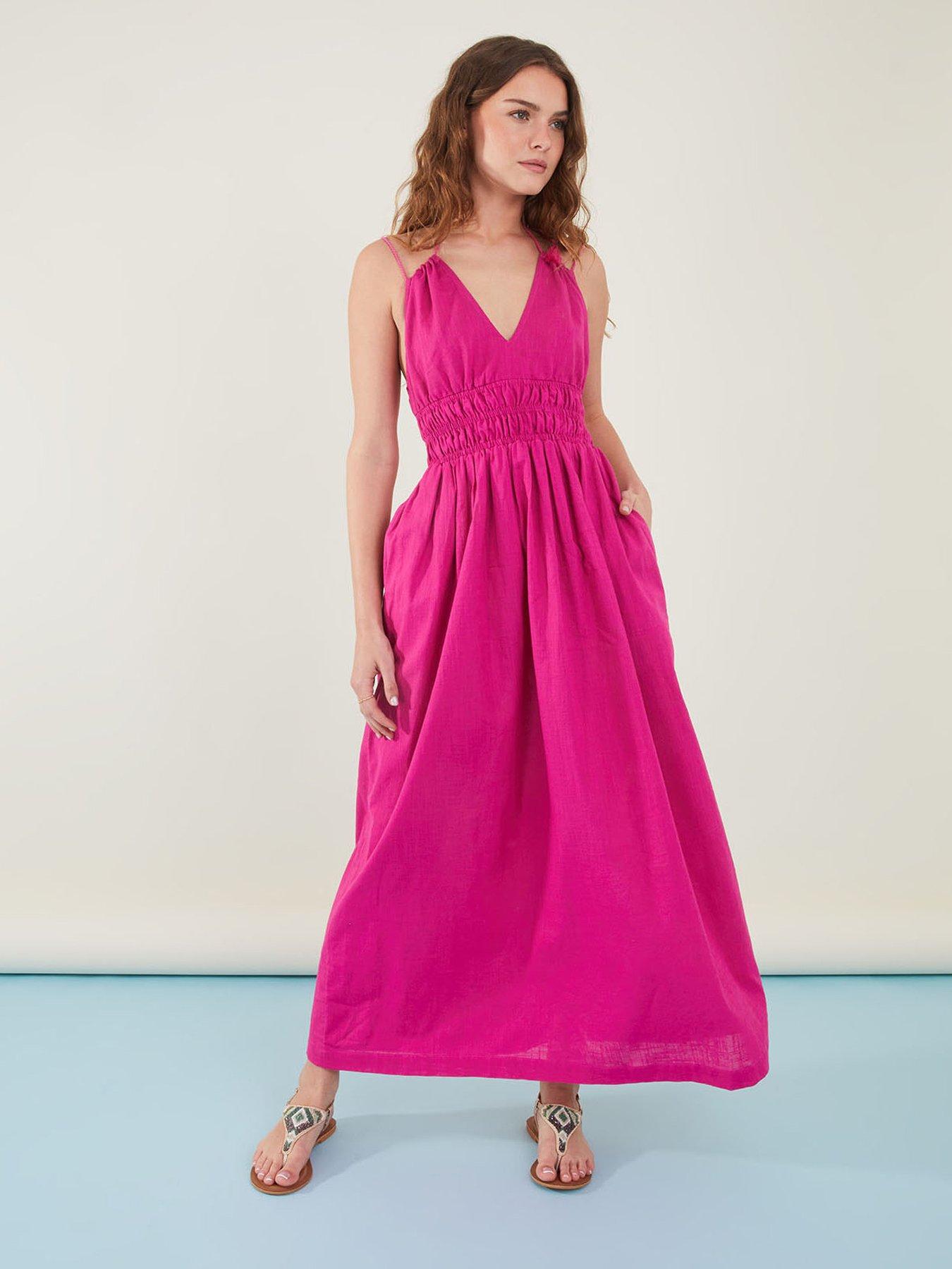 accessorize-plain-strappy-sundress-pinkfront