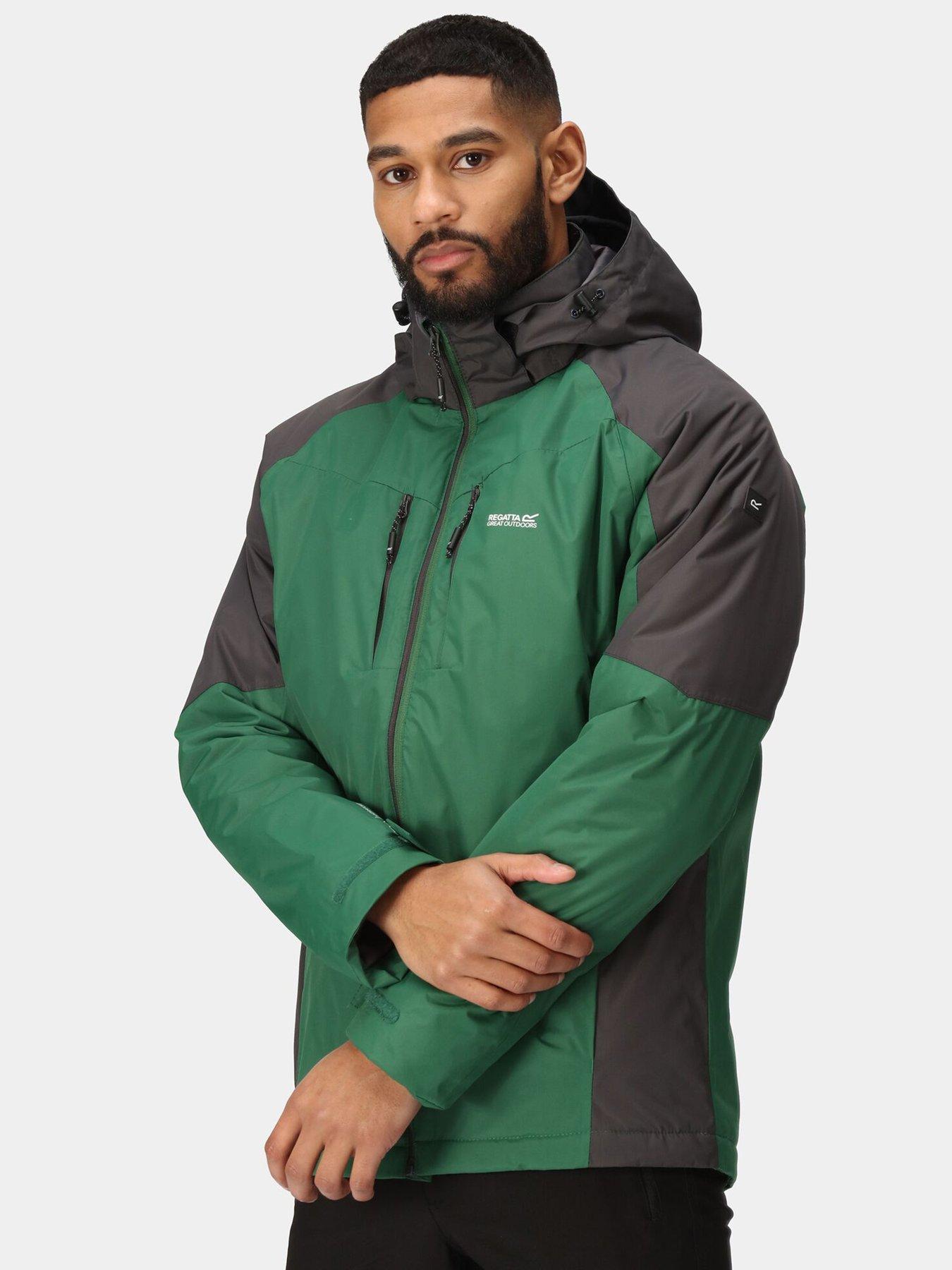 Green regatta cheap waterproof jacket