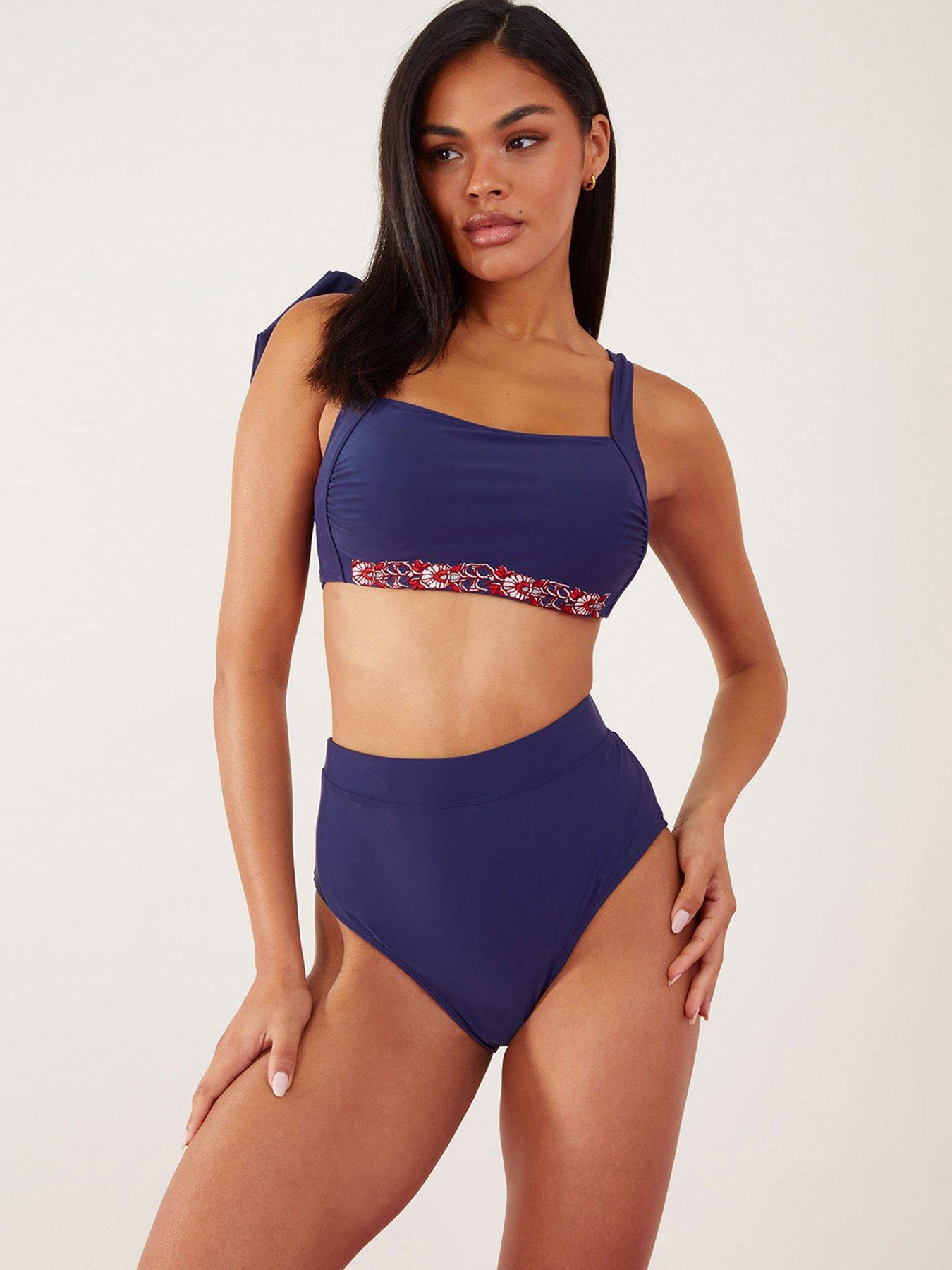accessorize-tie-shouldered-embroidered-bikini-crop-top-navyfront