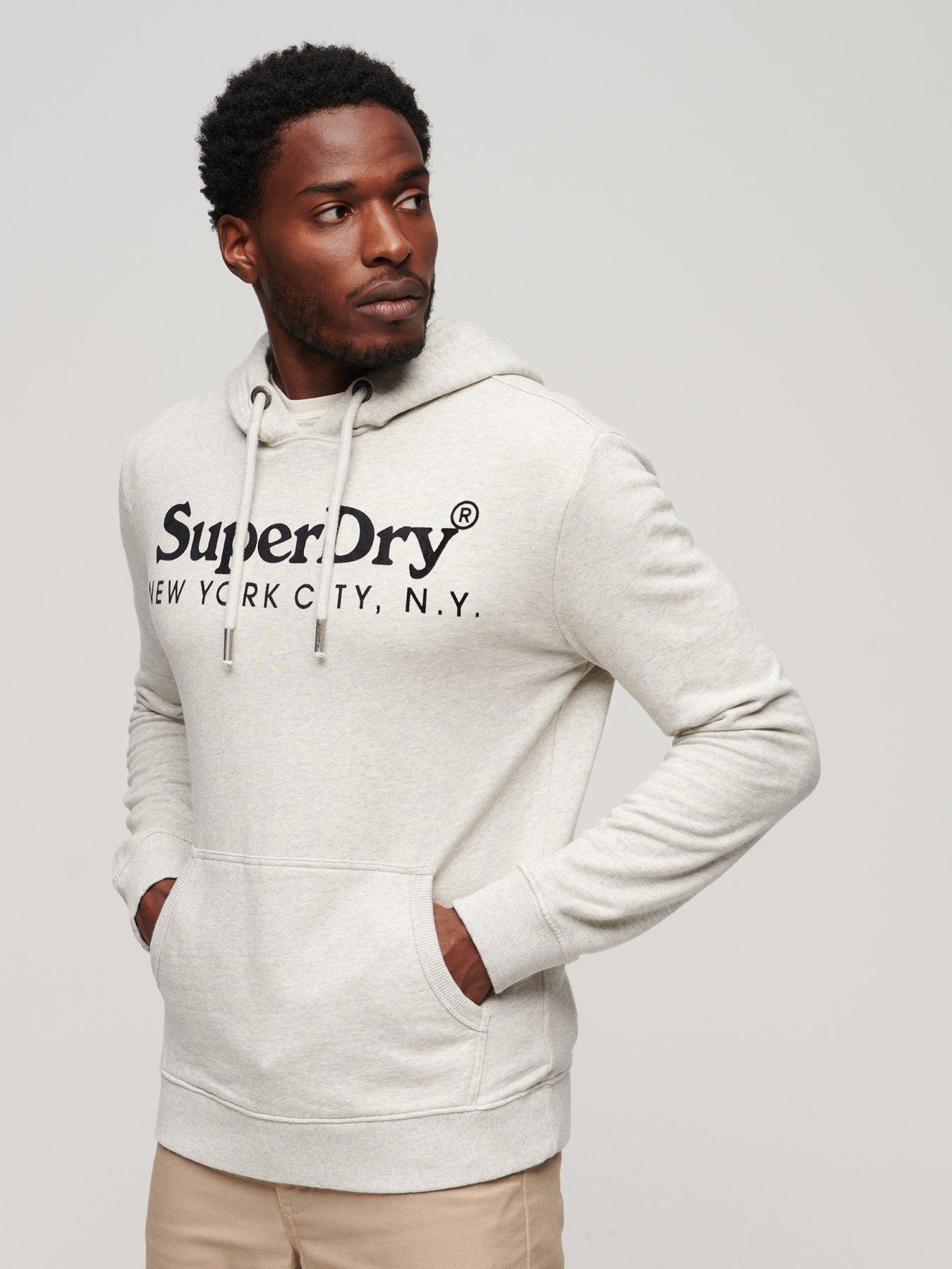 Superdry Vintage Logo New York City Photo Hoodie Blue