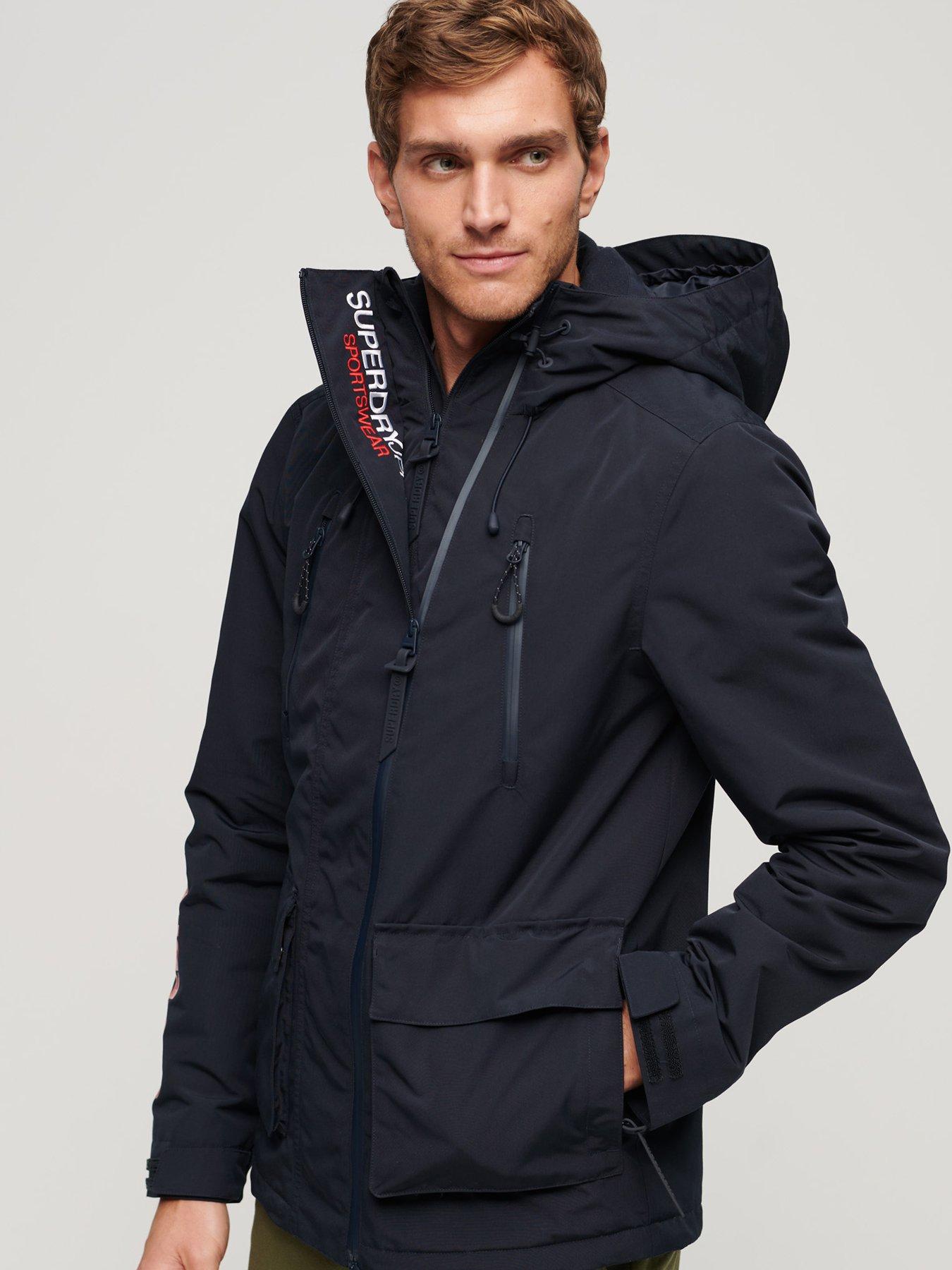 Superdry Hooded Ultimate Windbreaker Jacket Navy