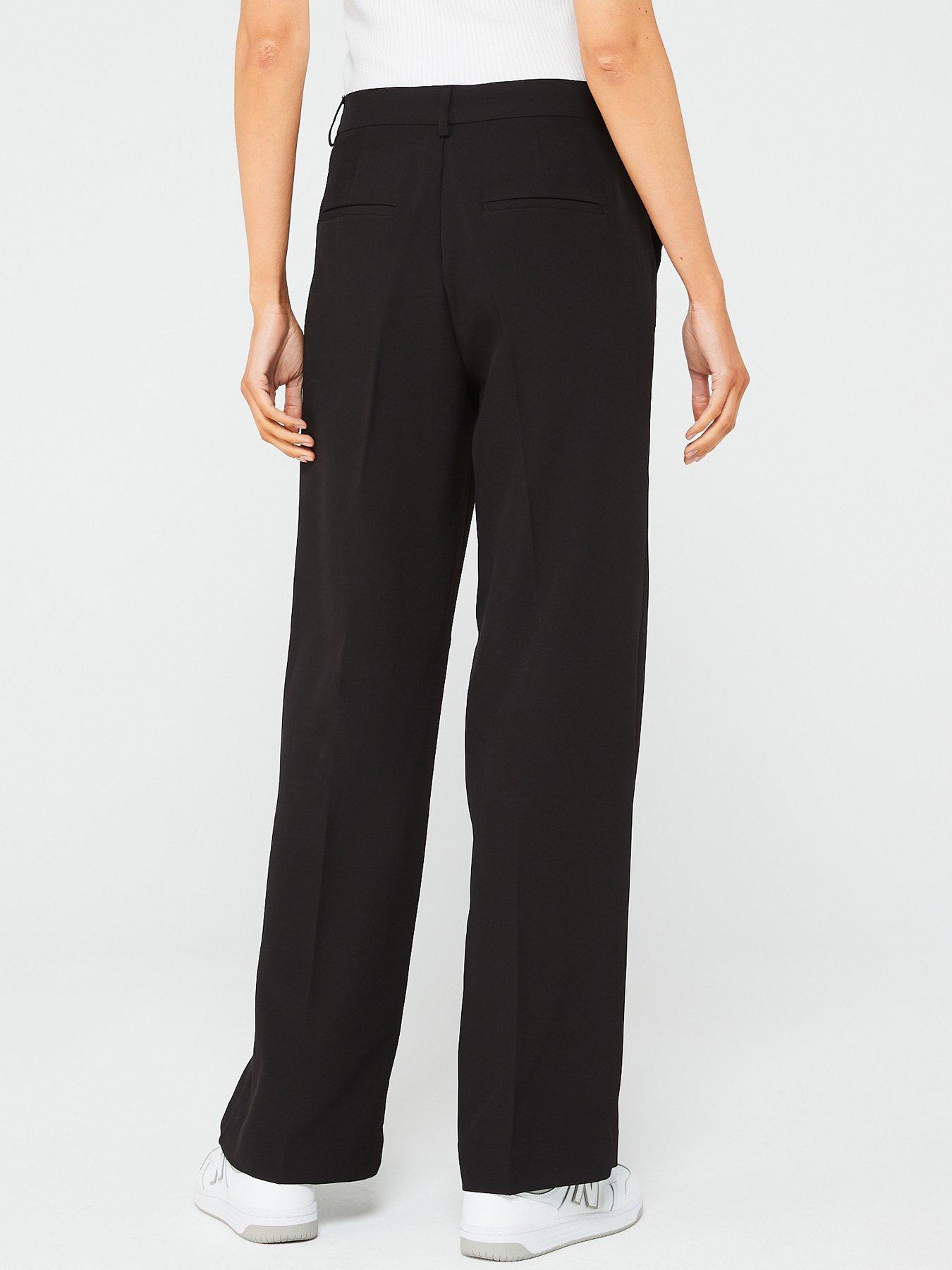 only-lana-berry-straight-leg-trousers-blackstillFront