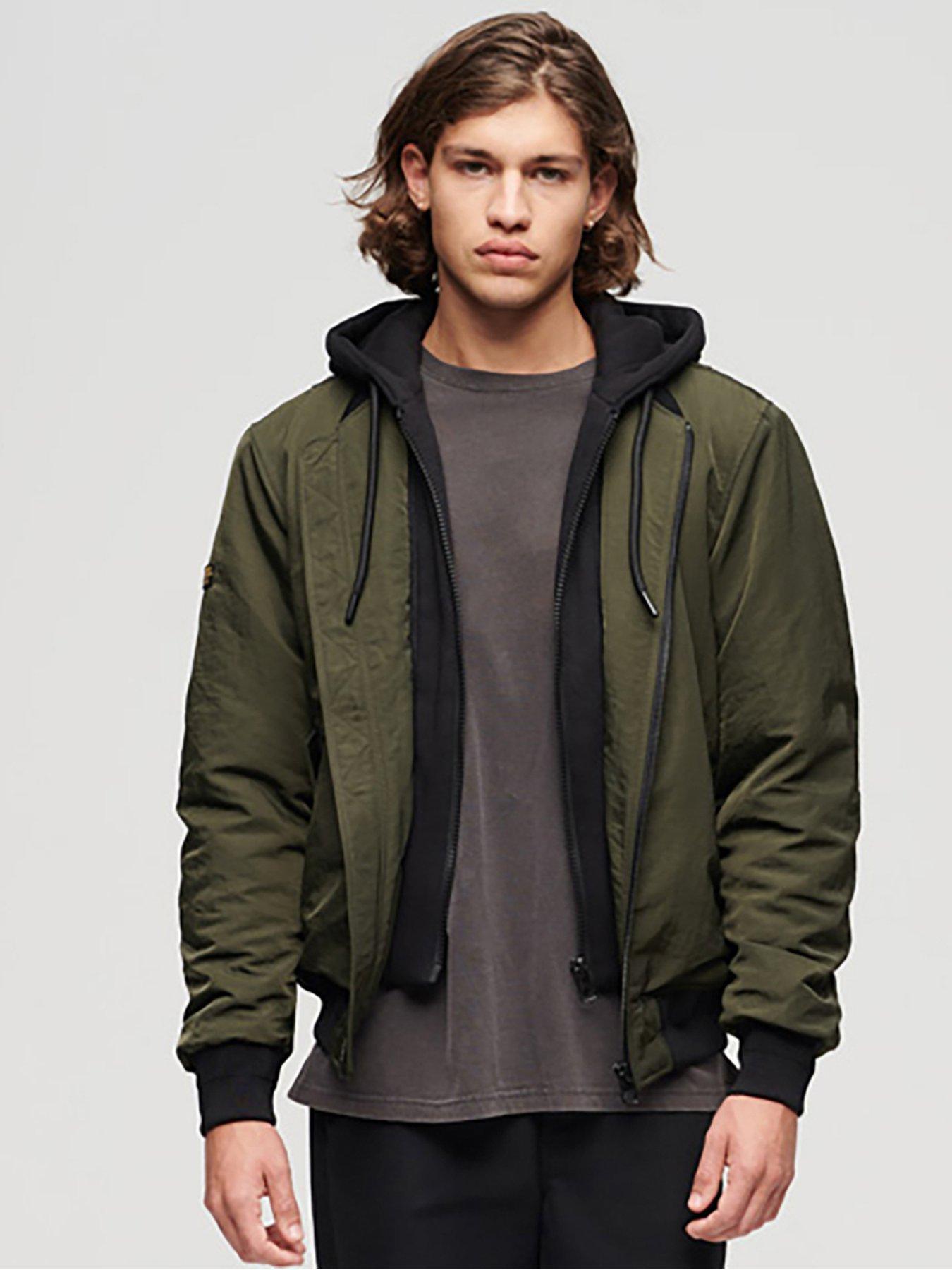 Mens military on sale jacket dark green