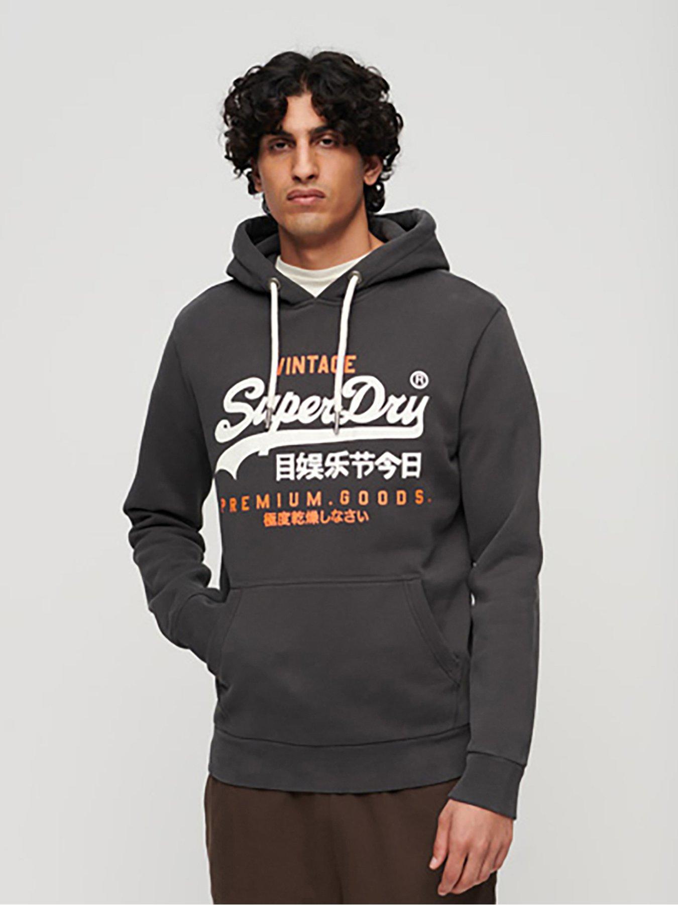 Superdry white outlet hoodie