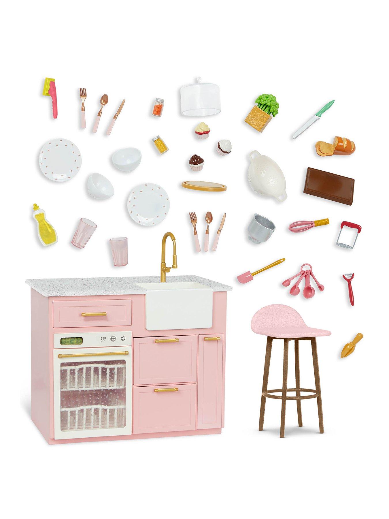 our-generation-cooking-island-46cm-doll-kitchen-playset