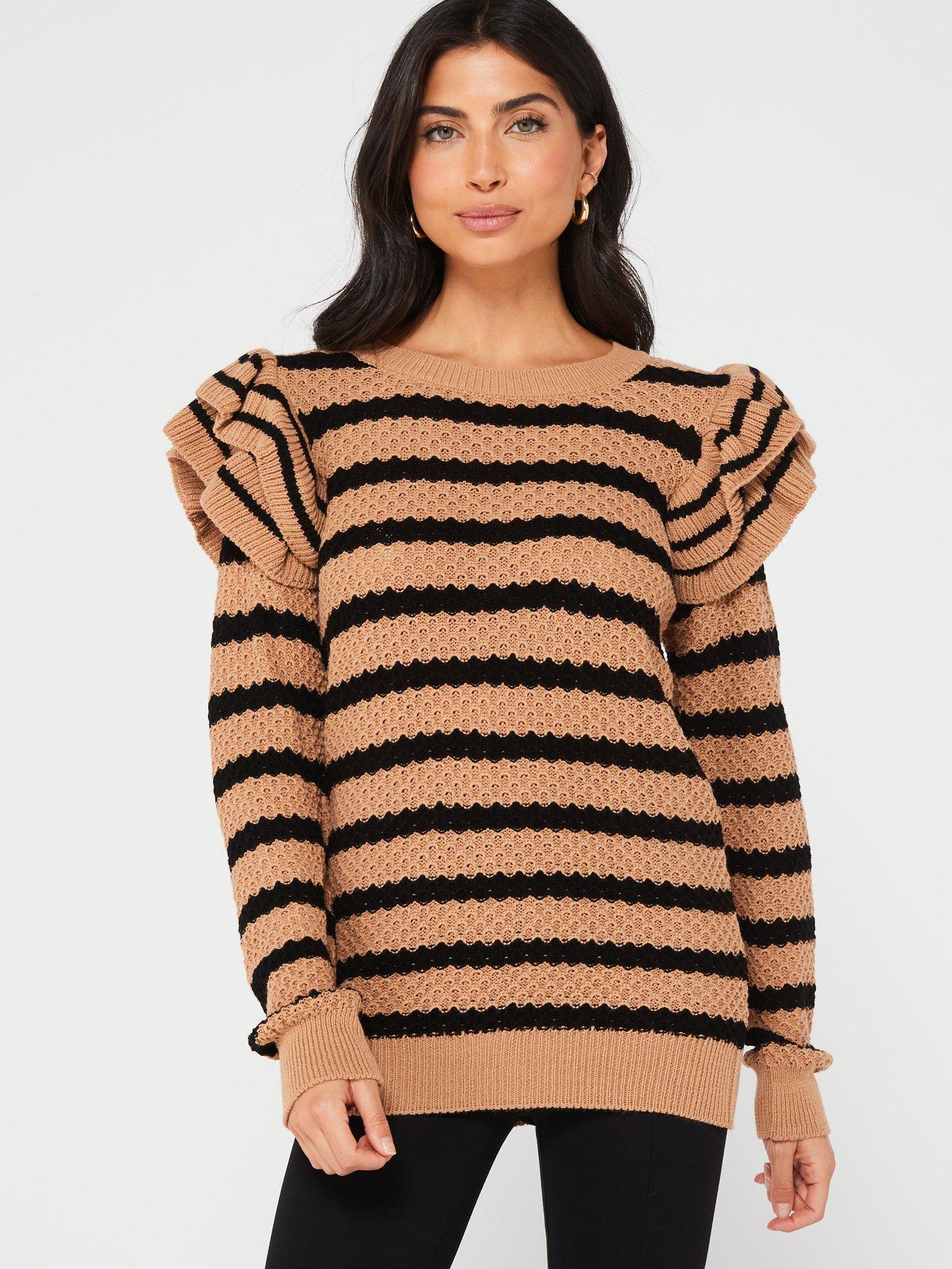 Frill hot sale shoulder jumper