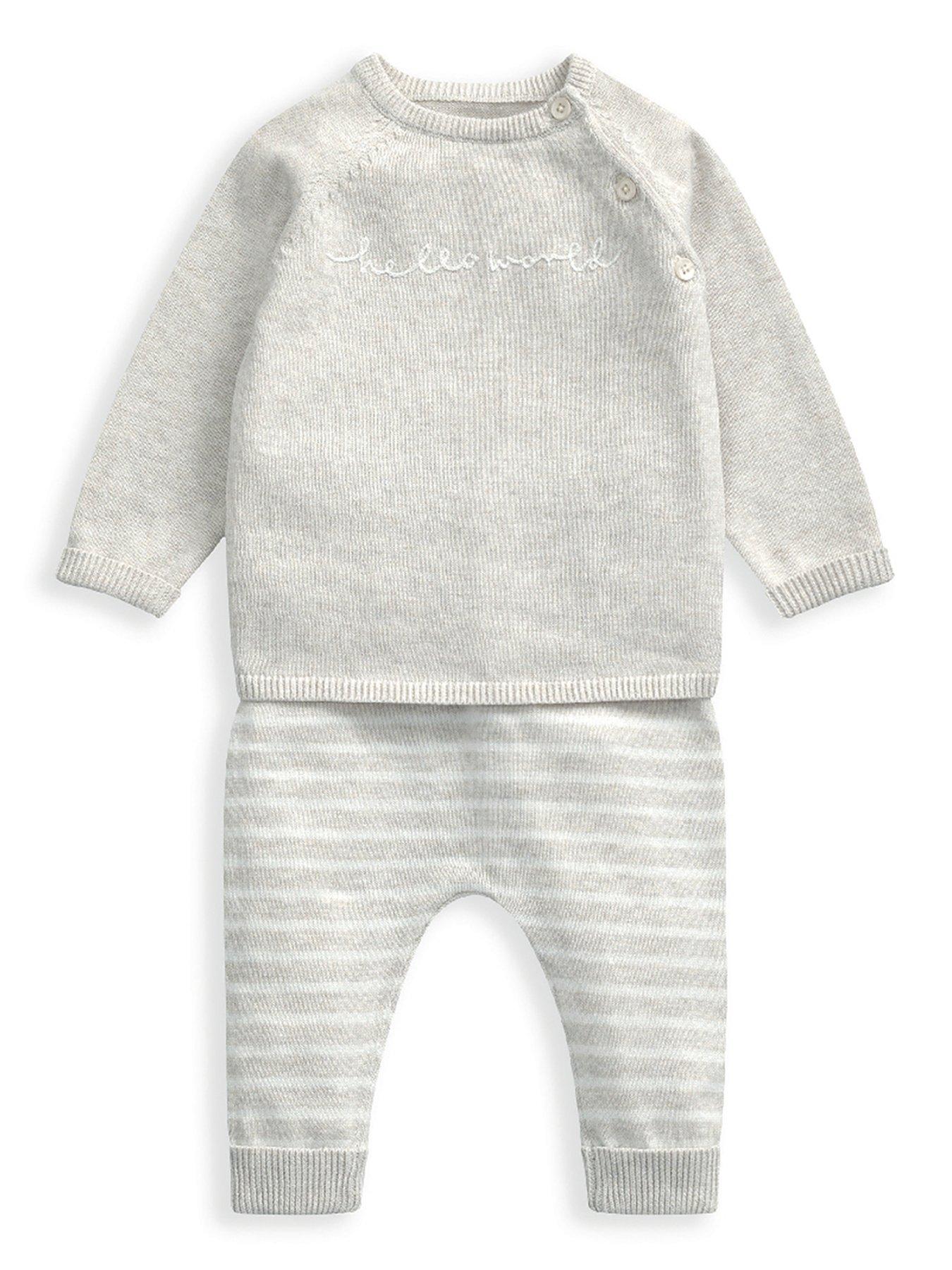 mamas-papas-unisex-baby-2-piece-hello-world-knitted-set-whitefront