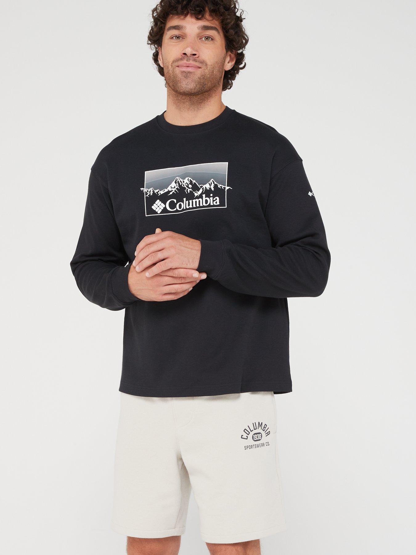 Image 1 of 4 of Columbia Duxbery Relaxed Long Sleeve Tee - Black