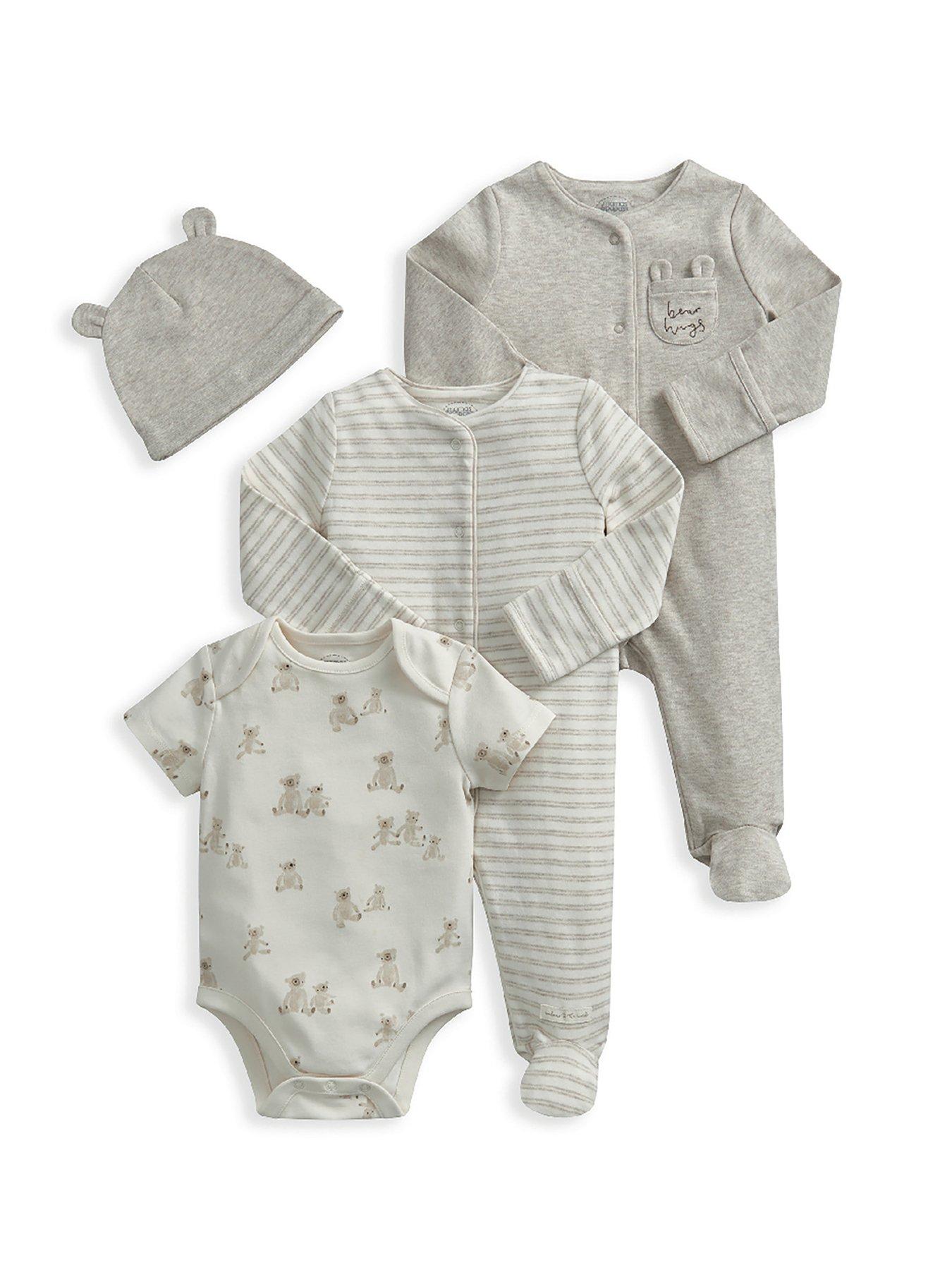 mamas-papas-unisex-baby-4-piece-bear-hug-teddy-starter-set-sand