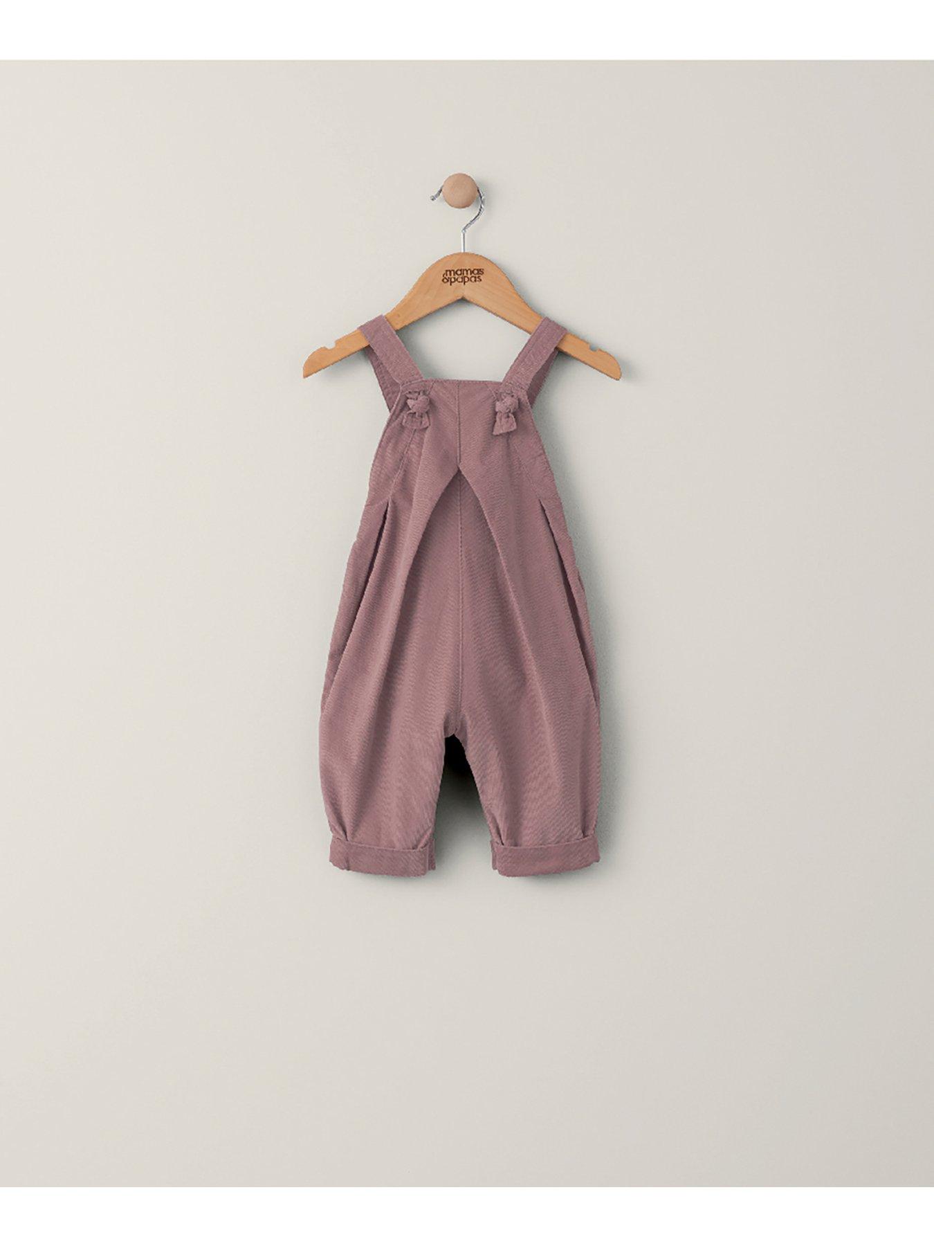 mamas-papas-baby-girls-cord-dungarees-pinkoutfit