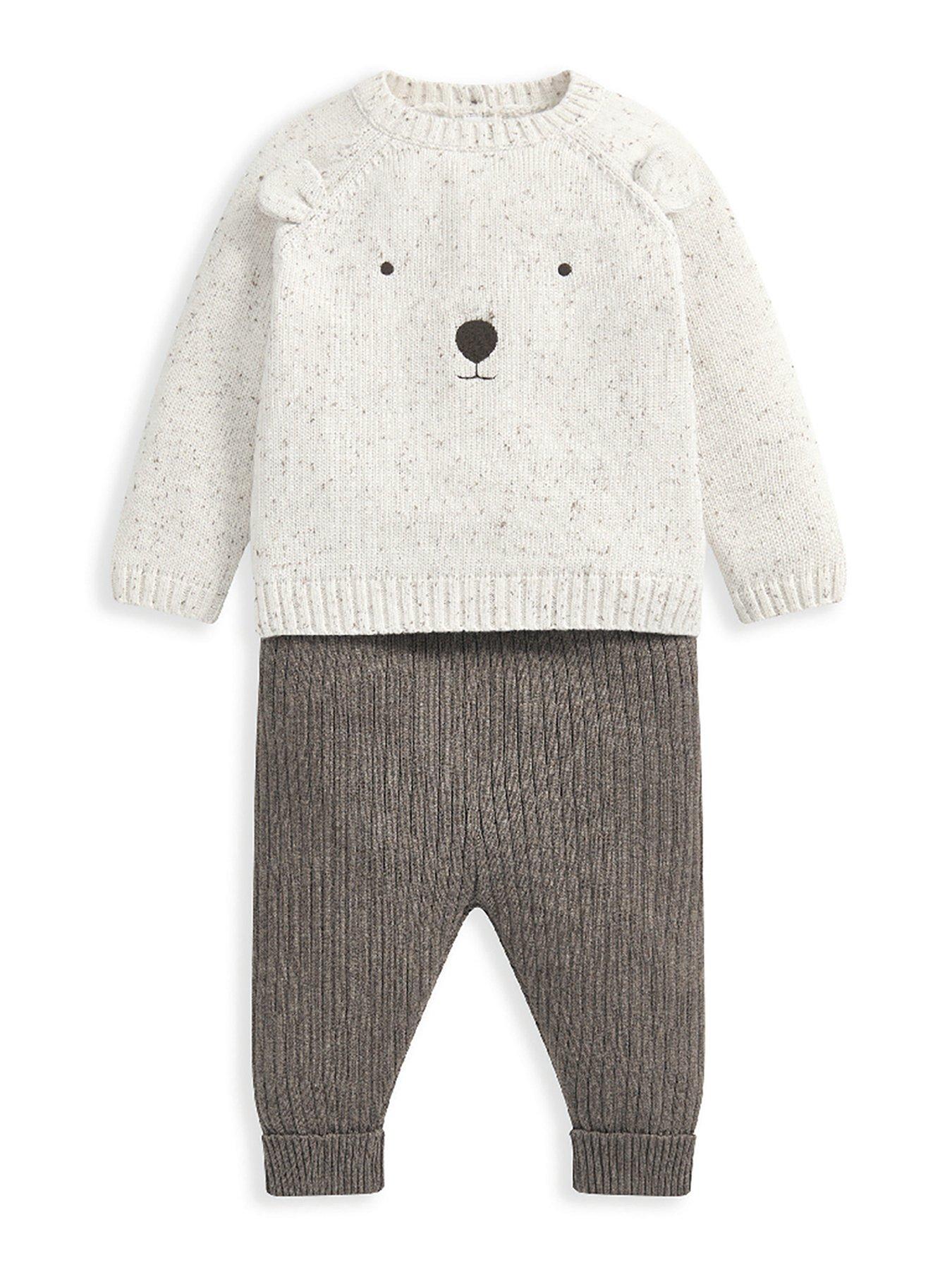 mamas-papas-unisex-baby-2-piece-bear-knitted-set-brown