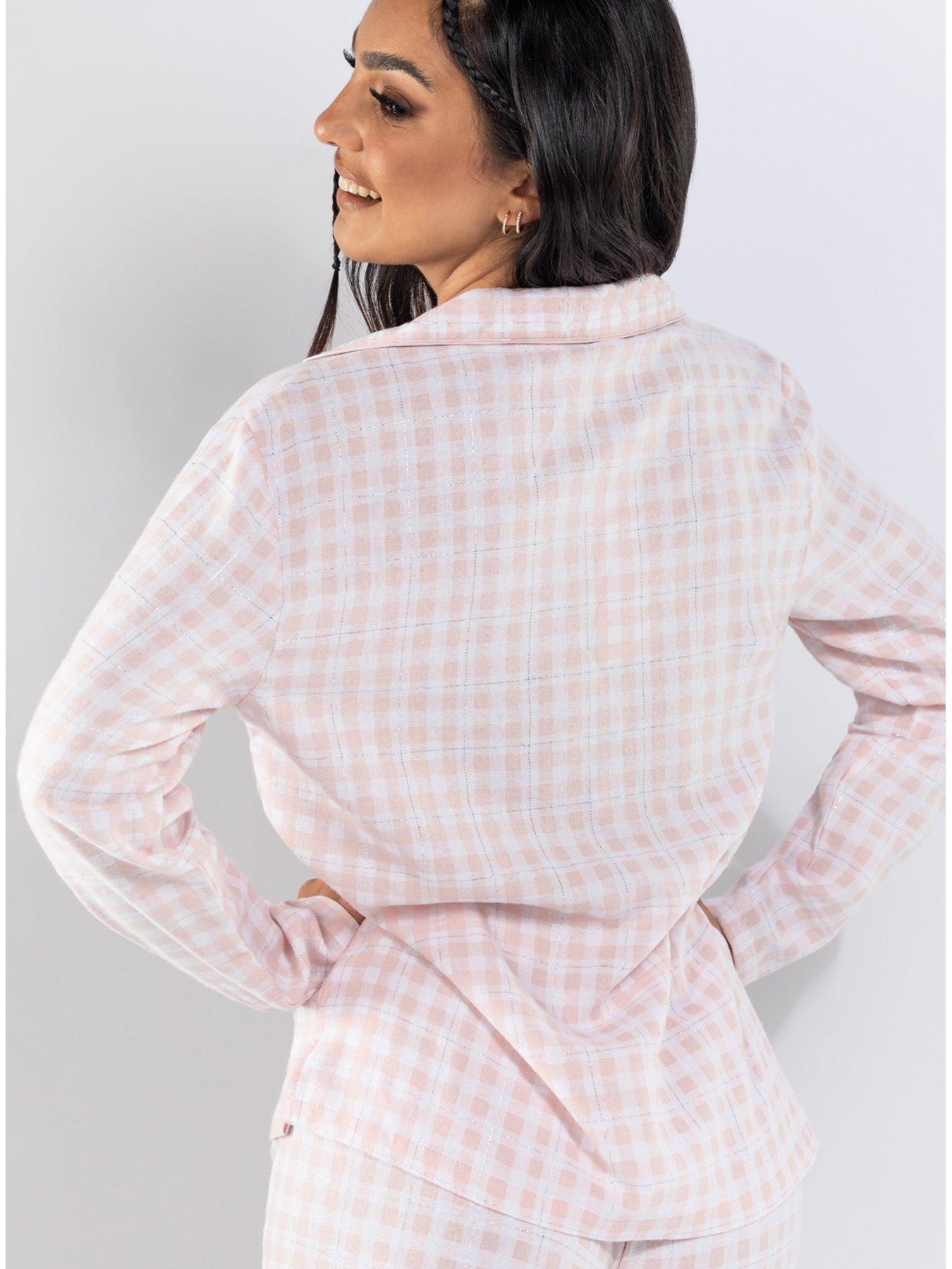 boux-avenue-boux-avenue-pink-gingham-pj-in-a-bag-powder-pinkdetail