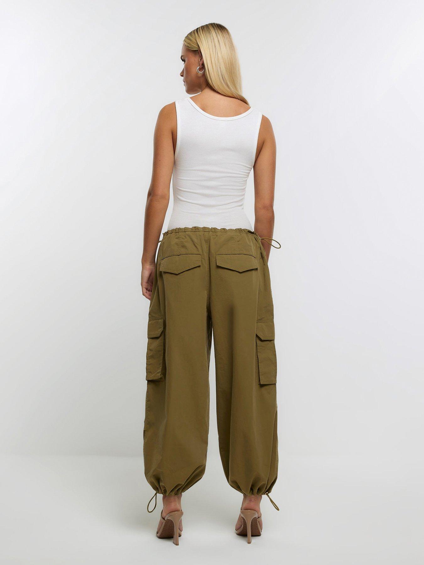 ri-petite-petite-cargo-parachute-trouser-khakistillFront