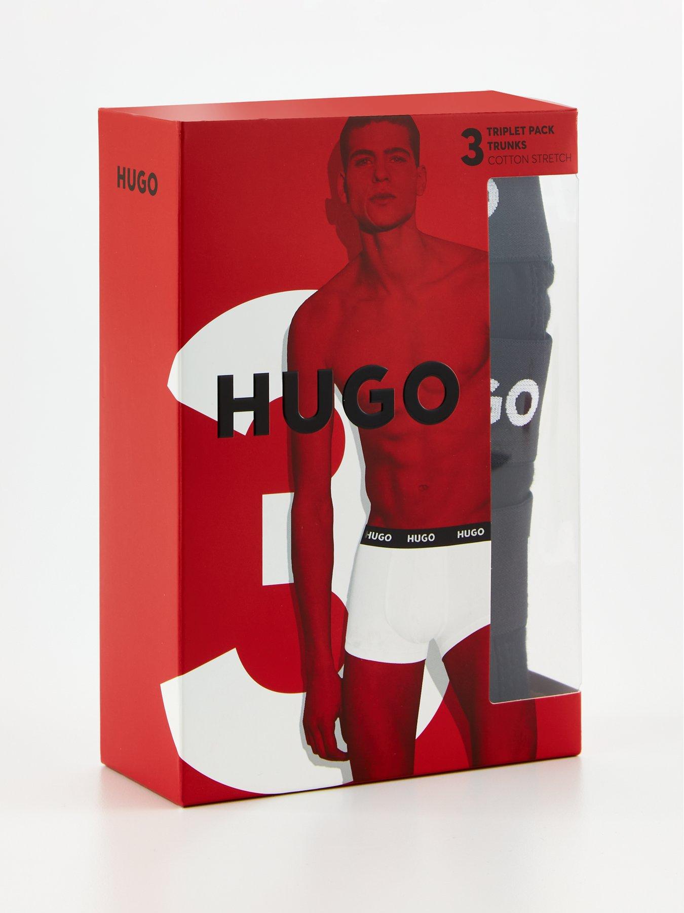Image 3 of 3 of HUGO Triplet 3 Pack Trunks - Black