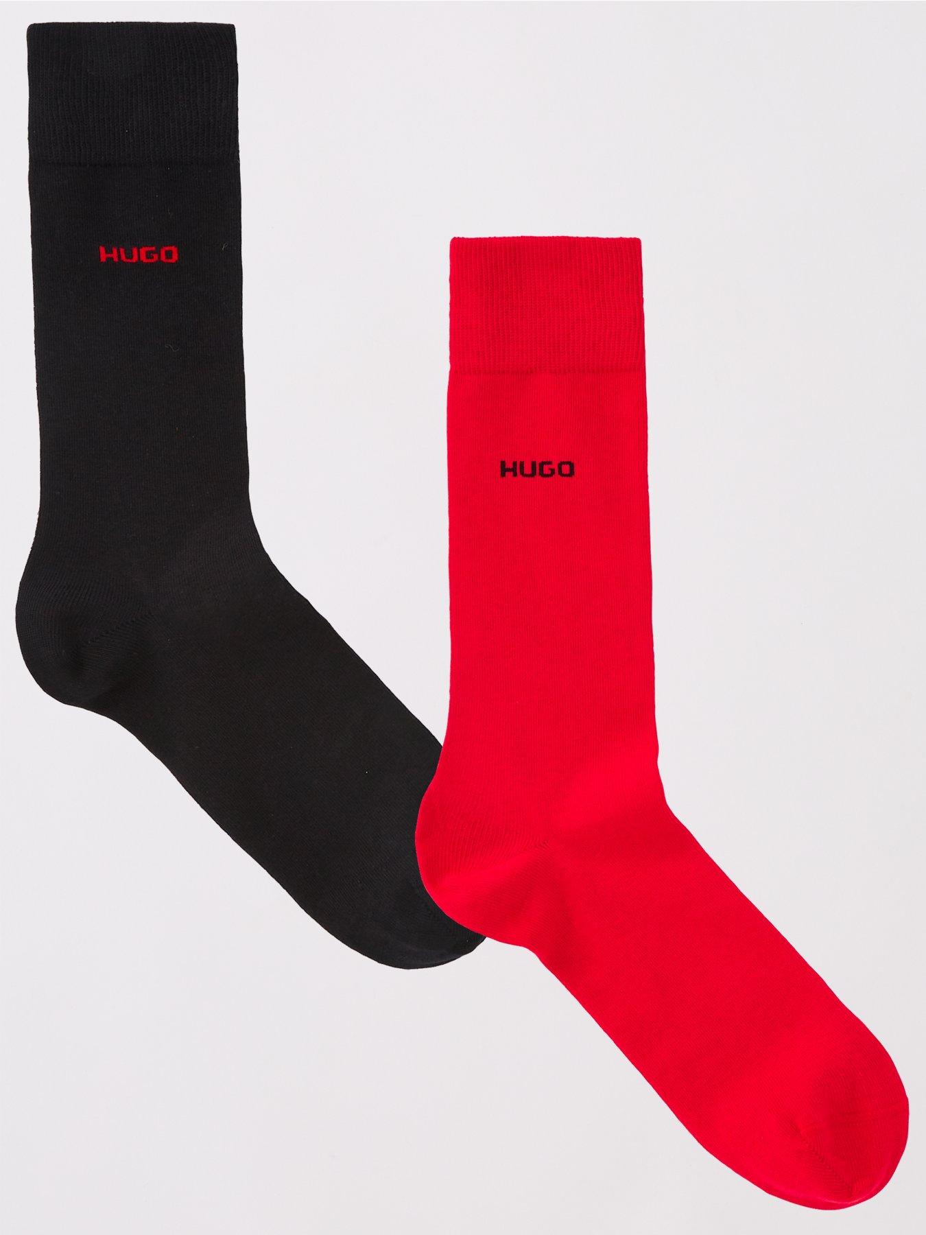 hugo-2-pack-classic-crew-socks-multi