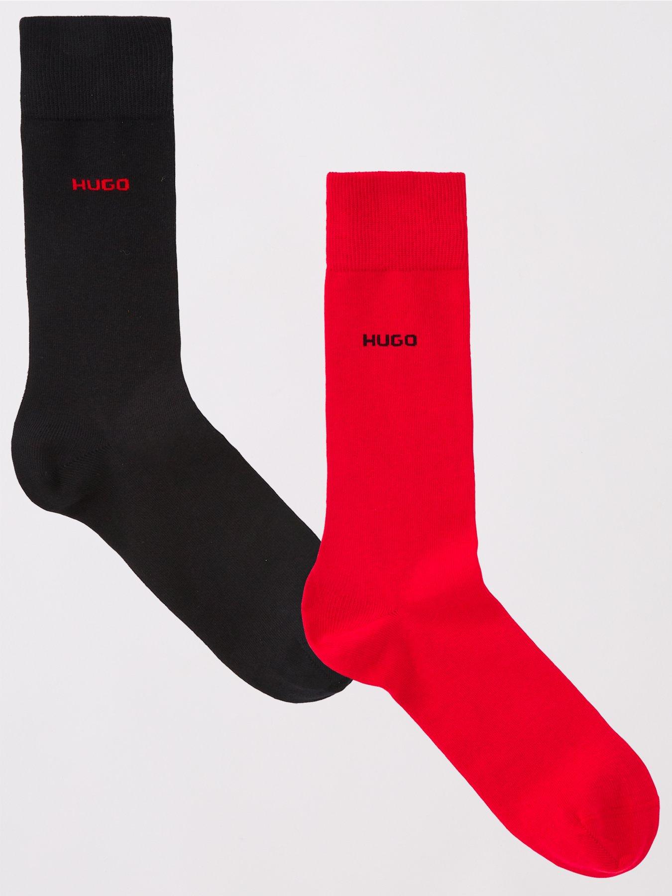 hugo-2-pack-classic-crew-socksfront