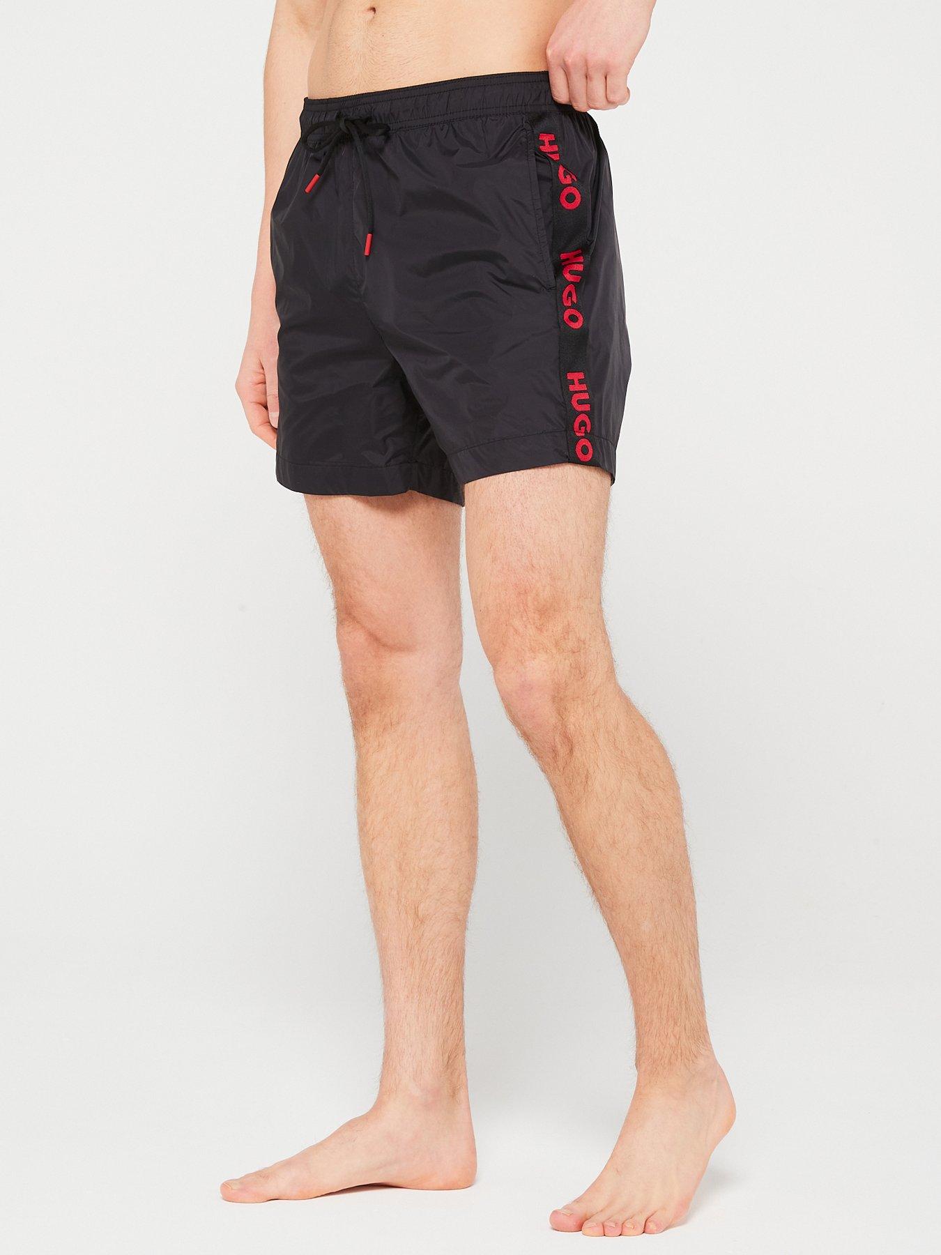 hugo-fab-swim-shorts-blackfront