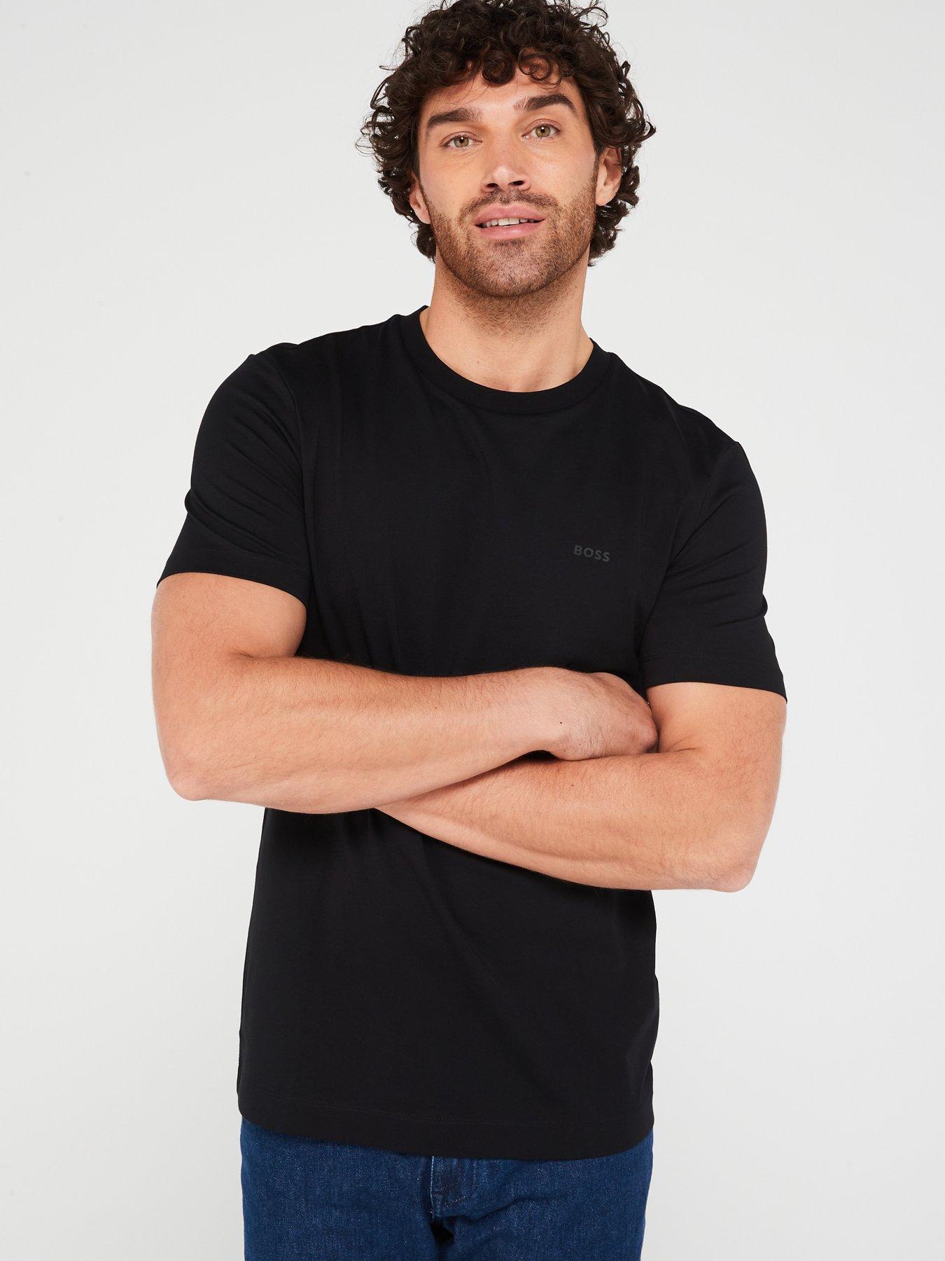 Image 1 of 4 of BOSS Thompson 01 Regular Fit T-Shirt - Black