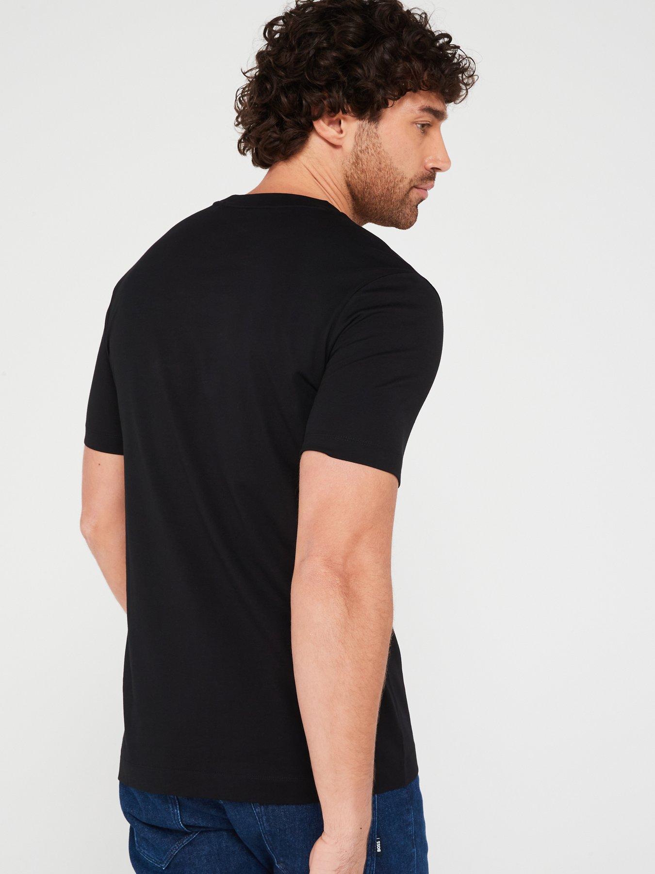 Image 2 of 4 of BOSS Thompson 01 Regular Fit T-Shirt - Black