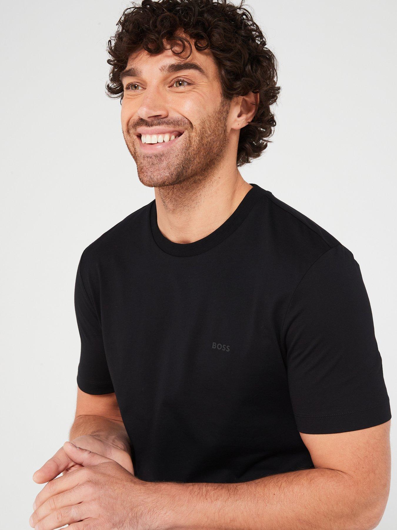 Image 4 of 4 of BOSS Thompson 01 Regular Fit T-Shirt - Black