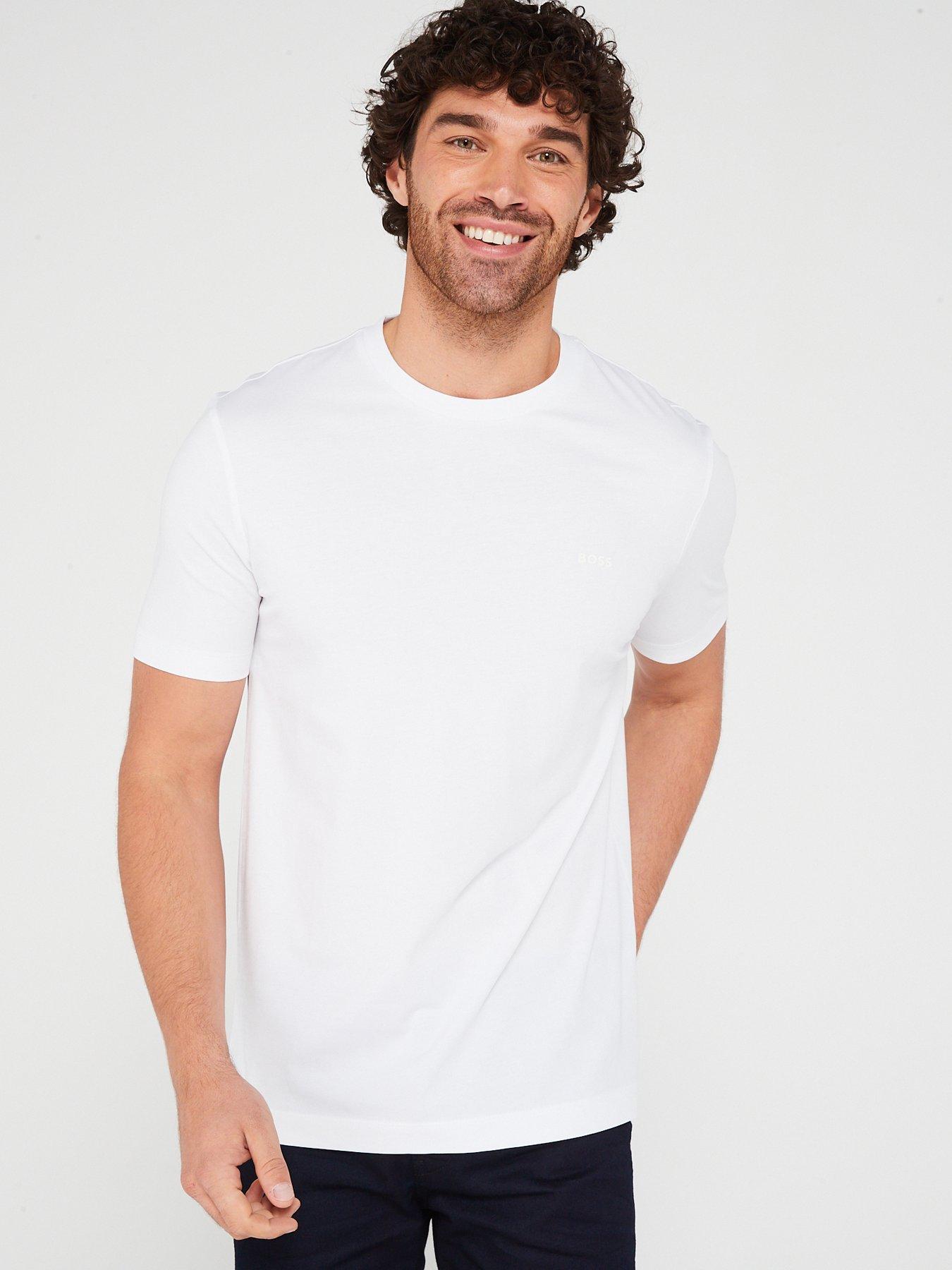 Image 1 of 4 of BOSS Thompson 01 Regular Fit T-Shirt - White