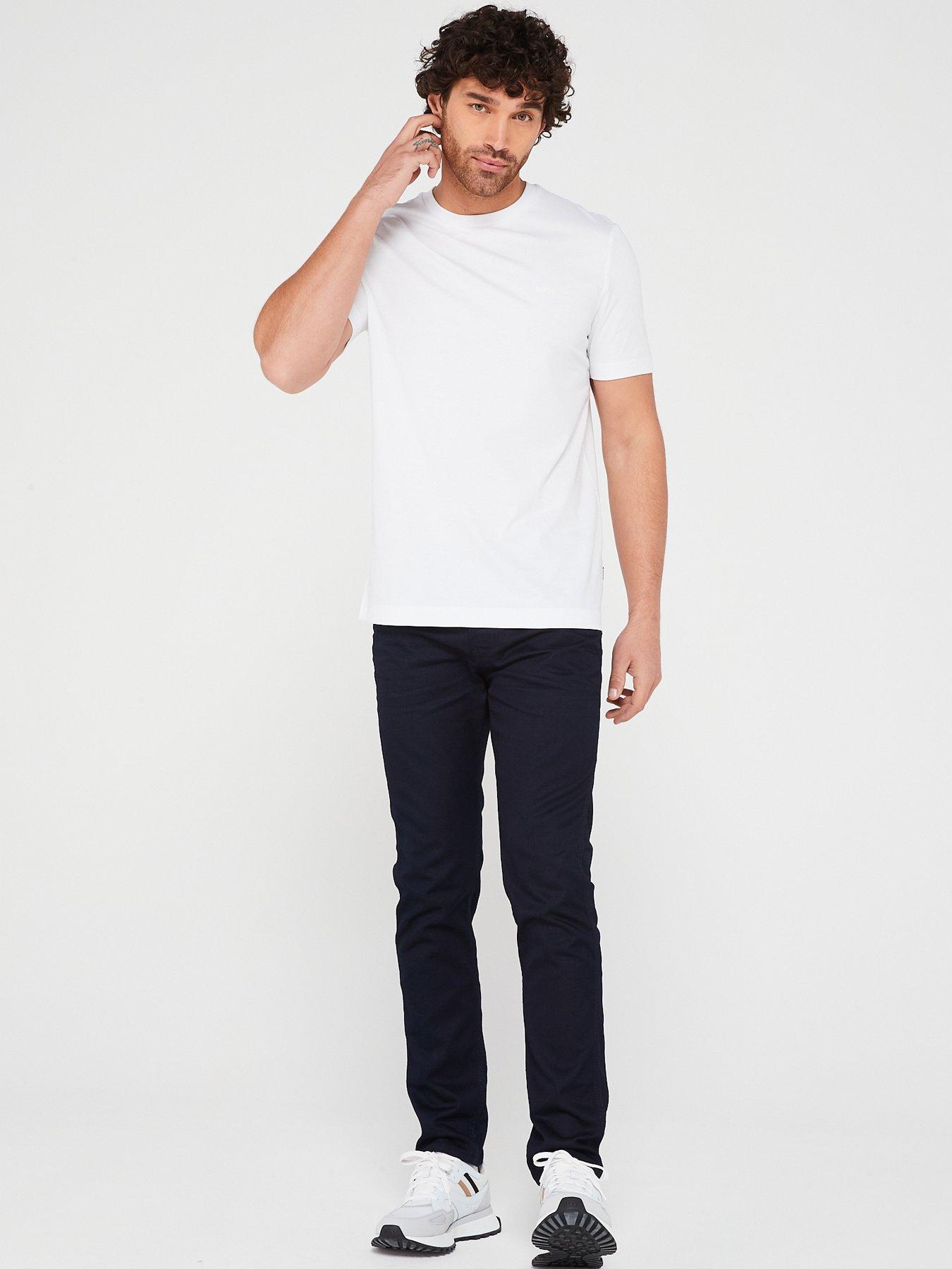 Image 3 of 4 of BOSS Thompson 01 Regular Fit T-Shirt - White