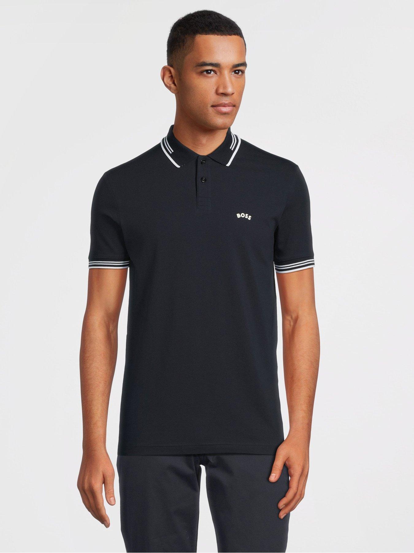 boss-paul-curved-logo-polo-shirt-dark-bluefront