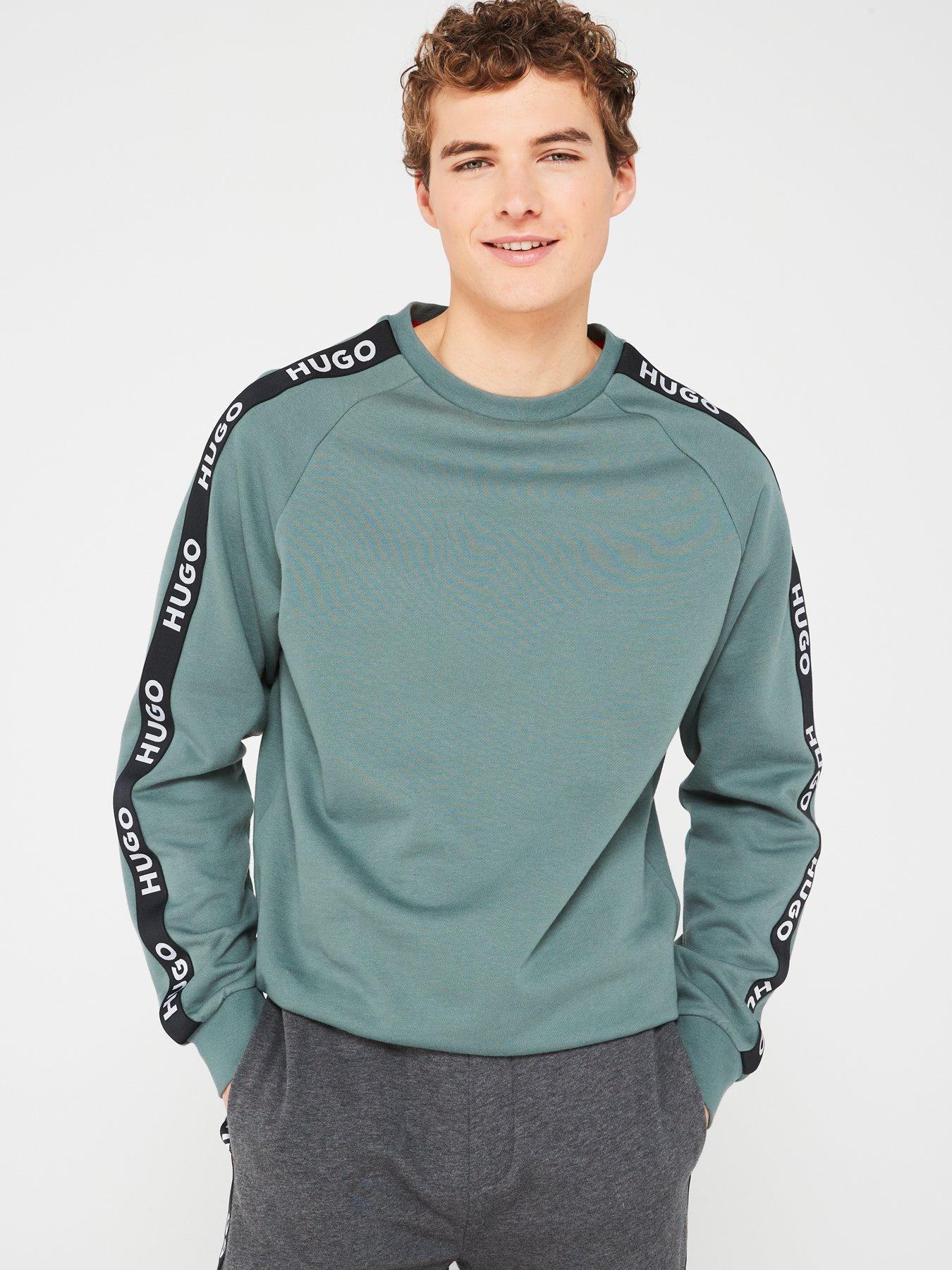 hugo-sporty-logo-sweatshirt-dark-green