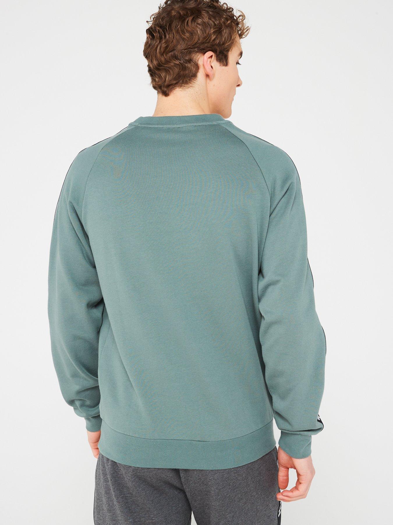 hugo-sporty-logo-sweatshirt-dark-greenstillFront