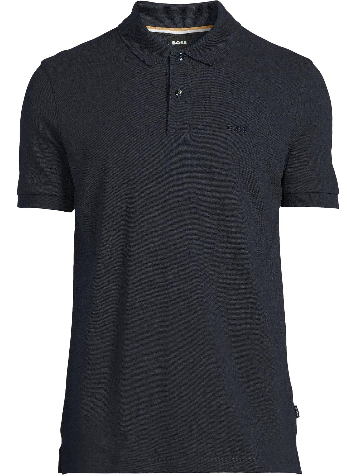 Image 6 of 6 of BOSS Pallas Regular Fit Polo Shirt - Navy