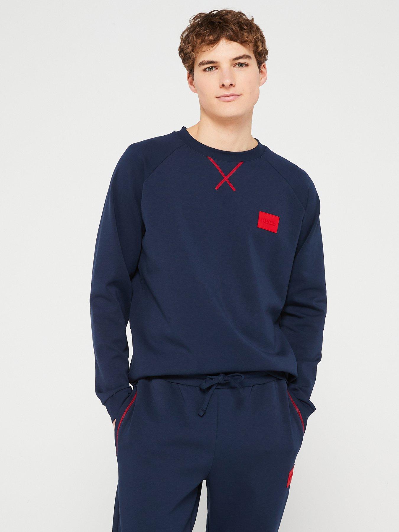 hugo-patch-sweatshirt-dark-blue