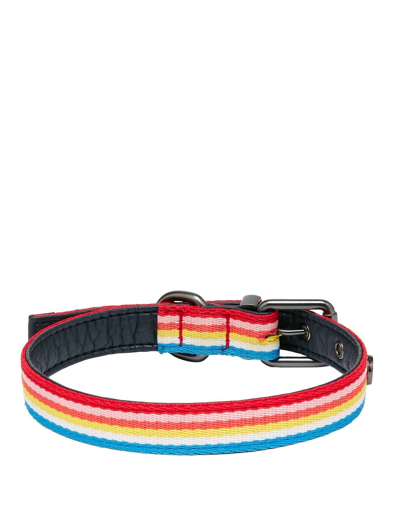 joules-rainbow-stripe-dog-collar-lback