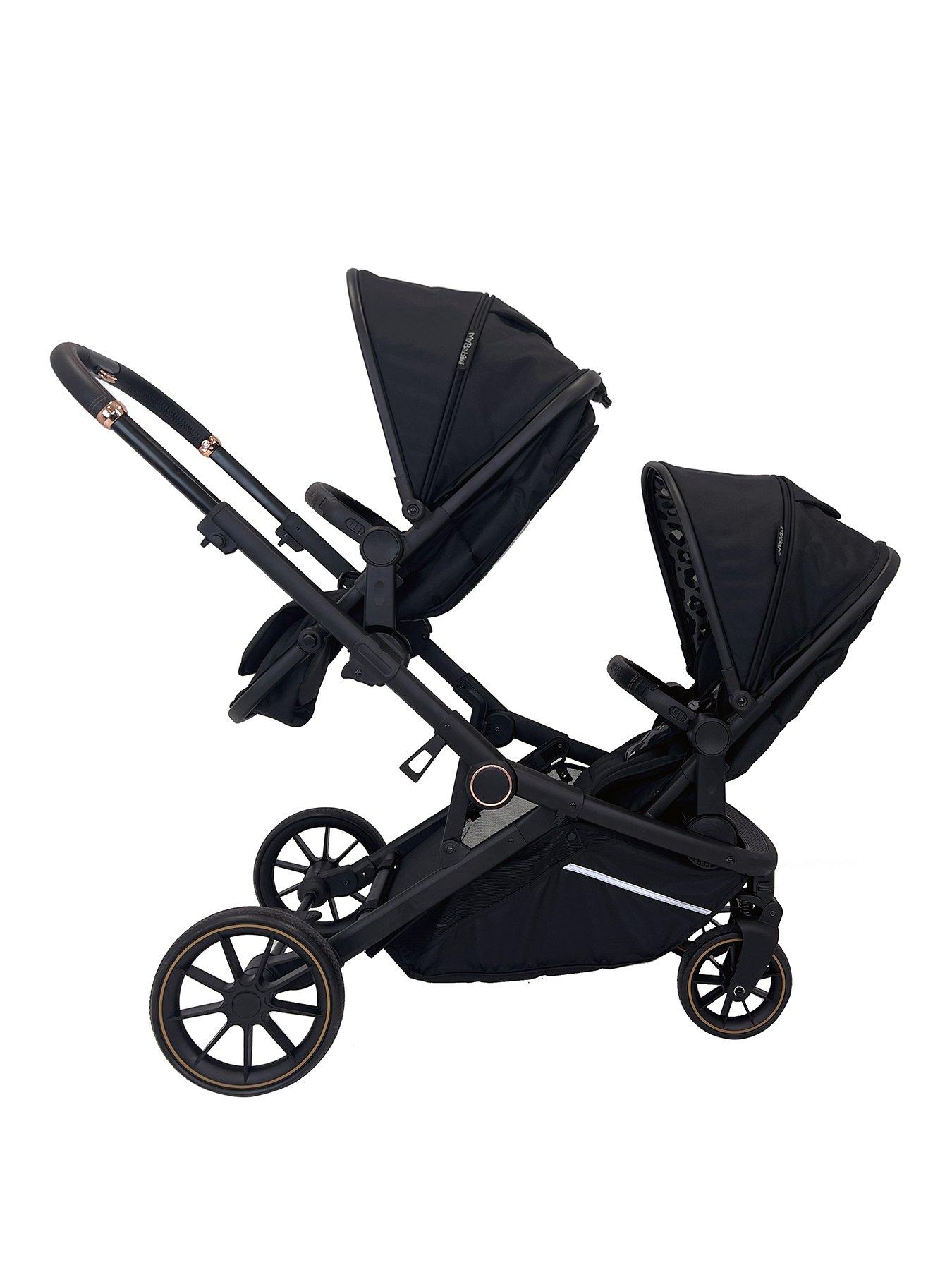 Image 3 of 7 of My Babiie MB33 Tandem Pushchair - Black Leopard