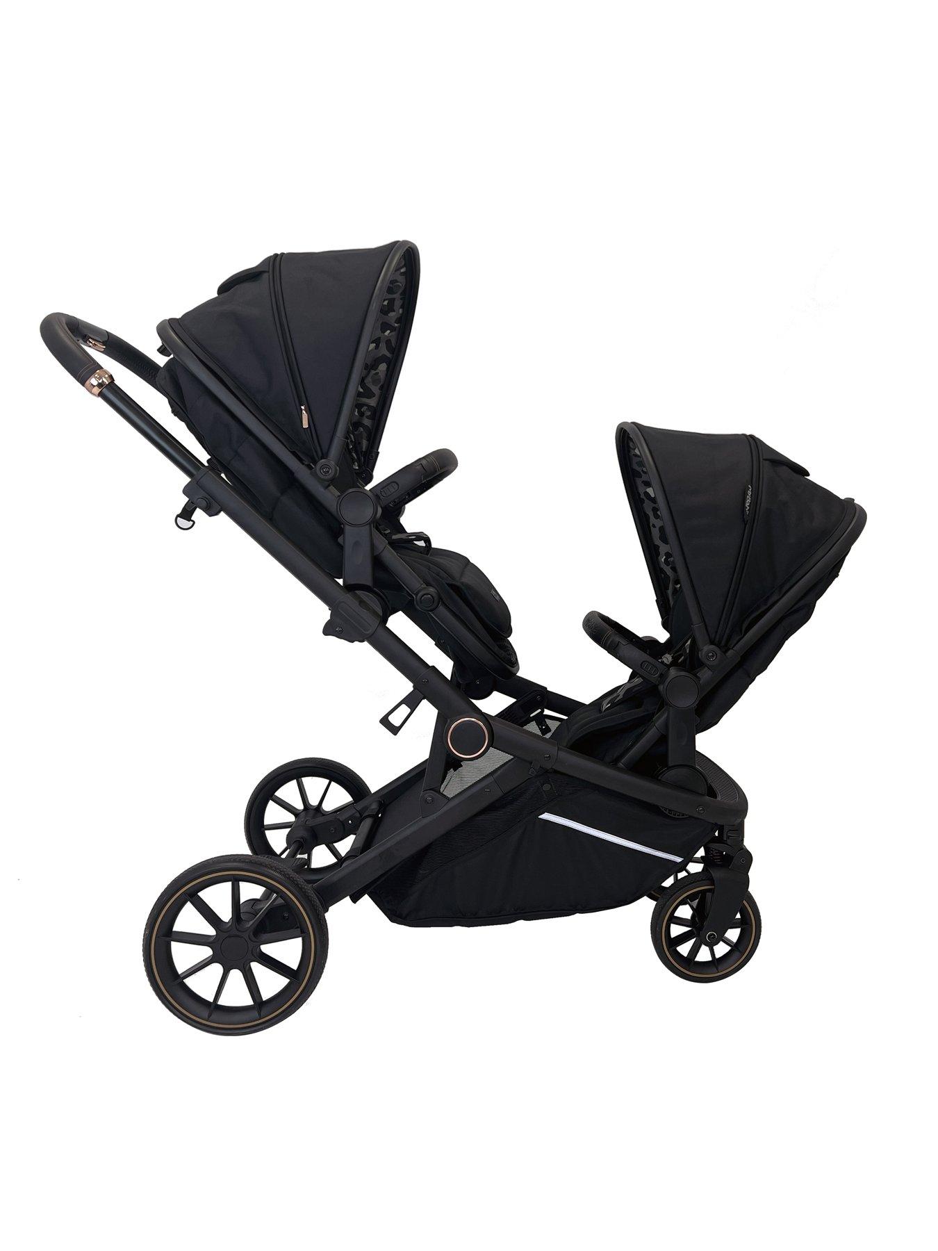Image 4 of 7 of My Babiie MB33 Tandem Pushchair - Black Leopard