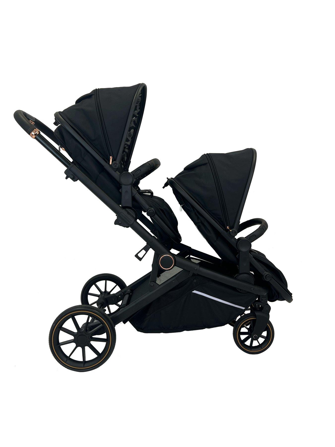 Image 5 of 7 of My Babiie MB33 Tandem Pushchair - Black Leopard