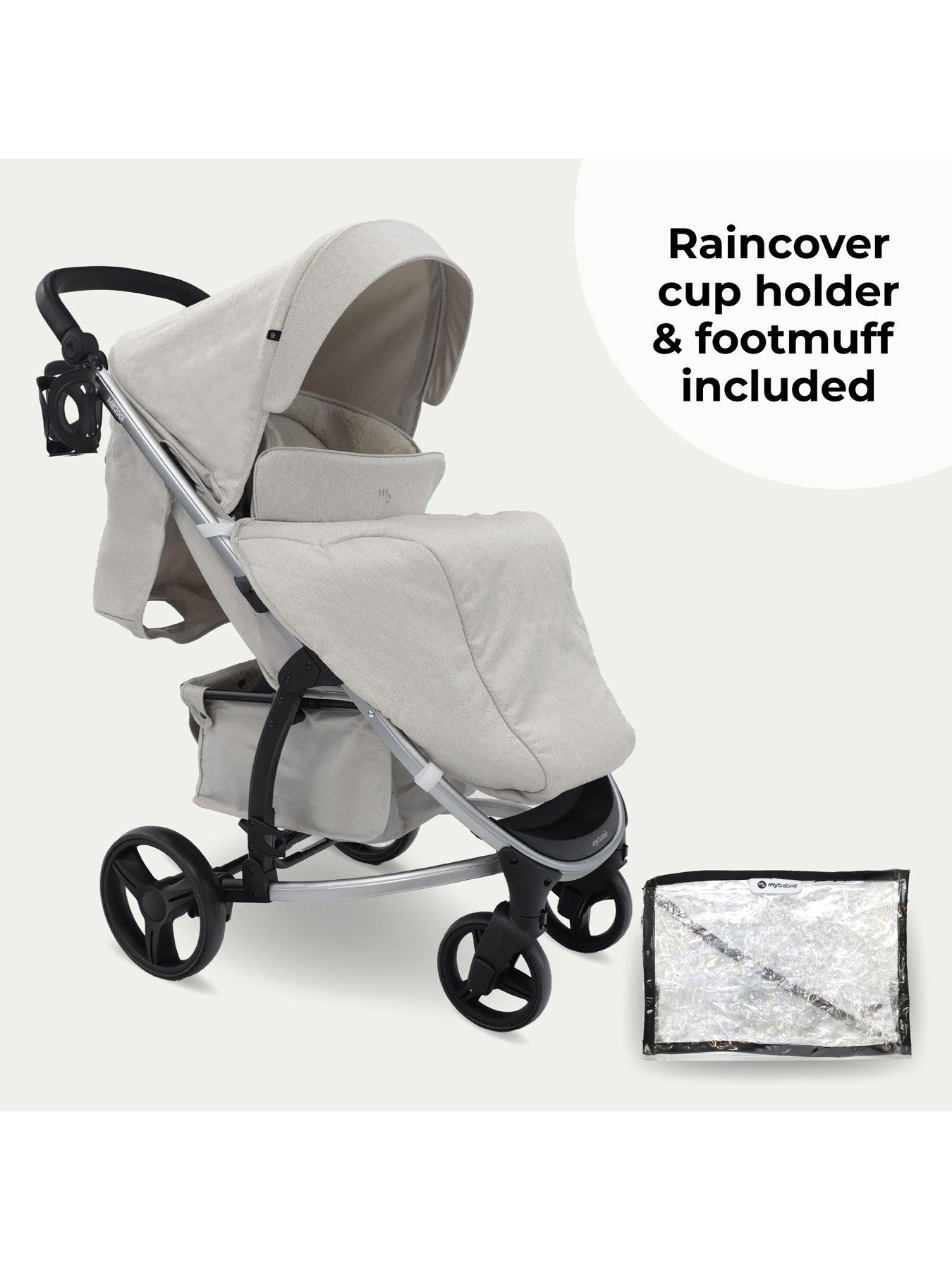 Image 5 of 7 of My Babiie MB200i 3-in-1 Travel System with i-Size Car Seat - Oatmeal