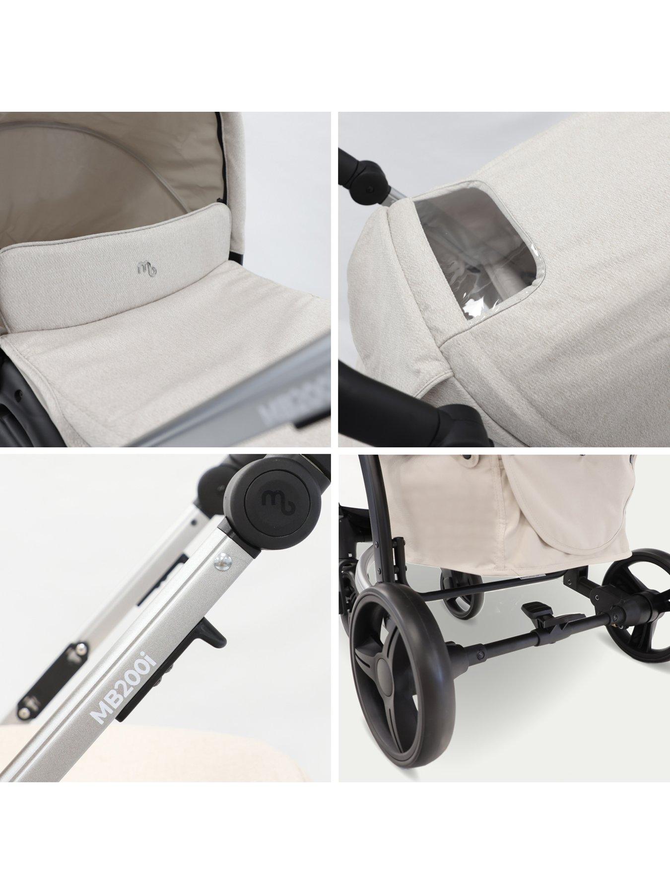 Image 7 of 7 of My Babiie MB200i 3-in-1 Travel System with i-Size Car Seat - Oatmeal