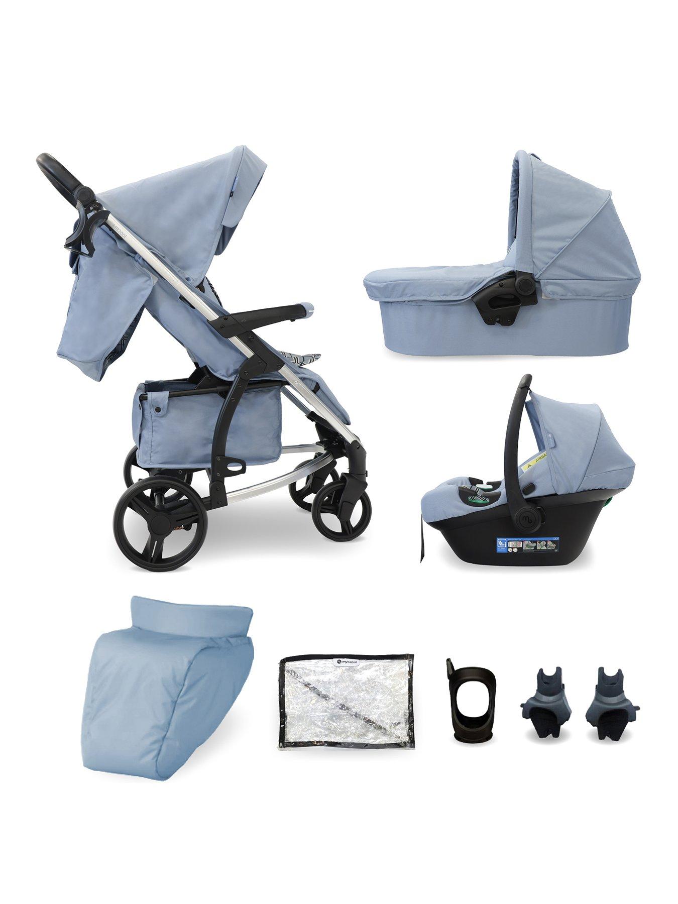 My Babiie MB200i Travel Systems Blue Plaid Very Ireland