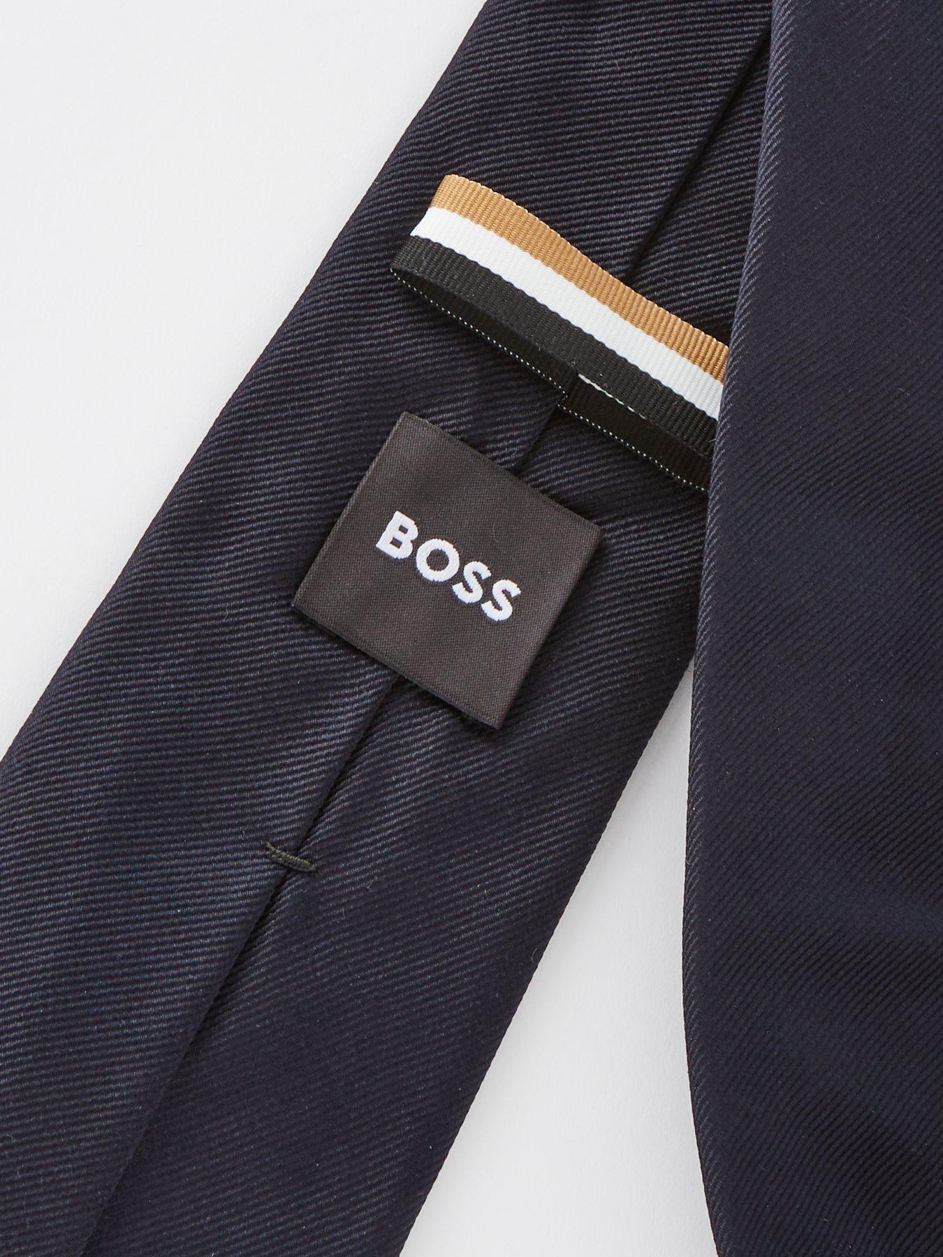 Image 4 of 4 of BOSS H-tie Pure-Silk Jacquard Tie