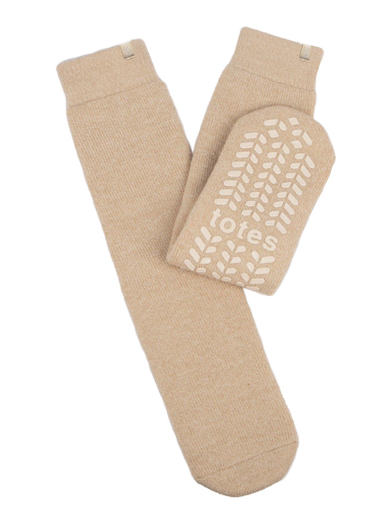 Image of TOTES Totes1pp Thermal Brushed Original Slipper Socks With 3.0 Tog Rating - Cream