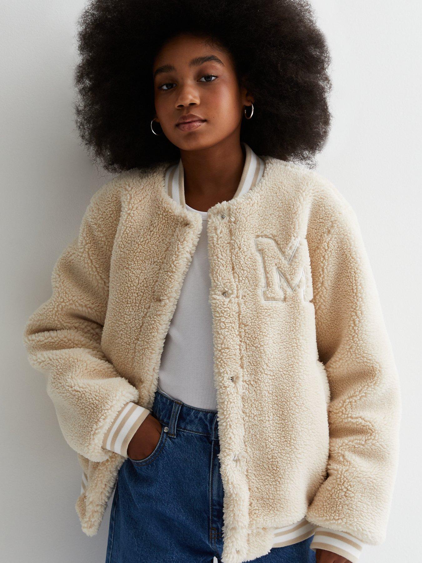 Girls shop cream jacket