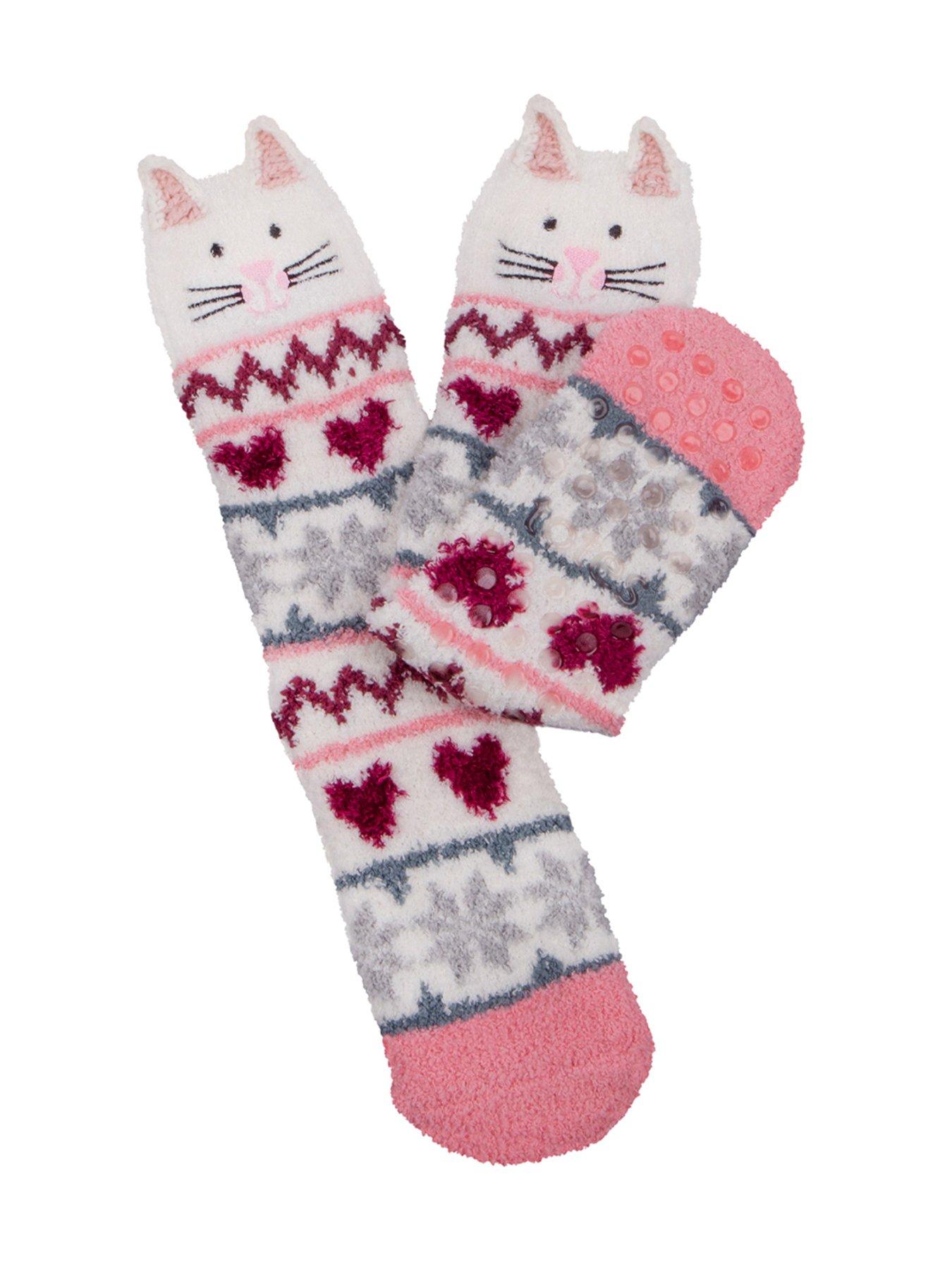 Image 1 of 4 of TOTES Totes1pp Novelty Super Soft Slipper Socks - Multi