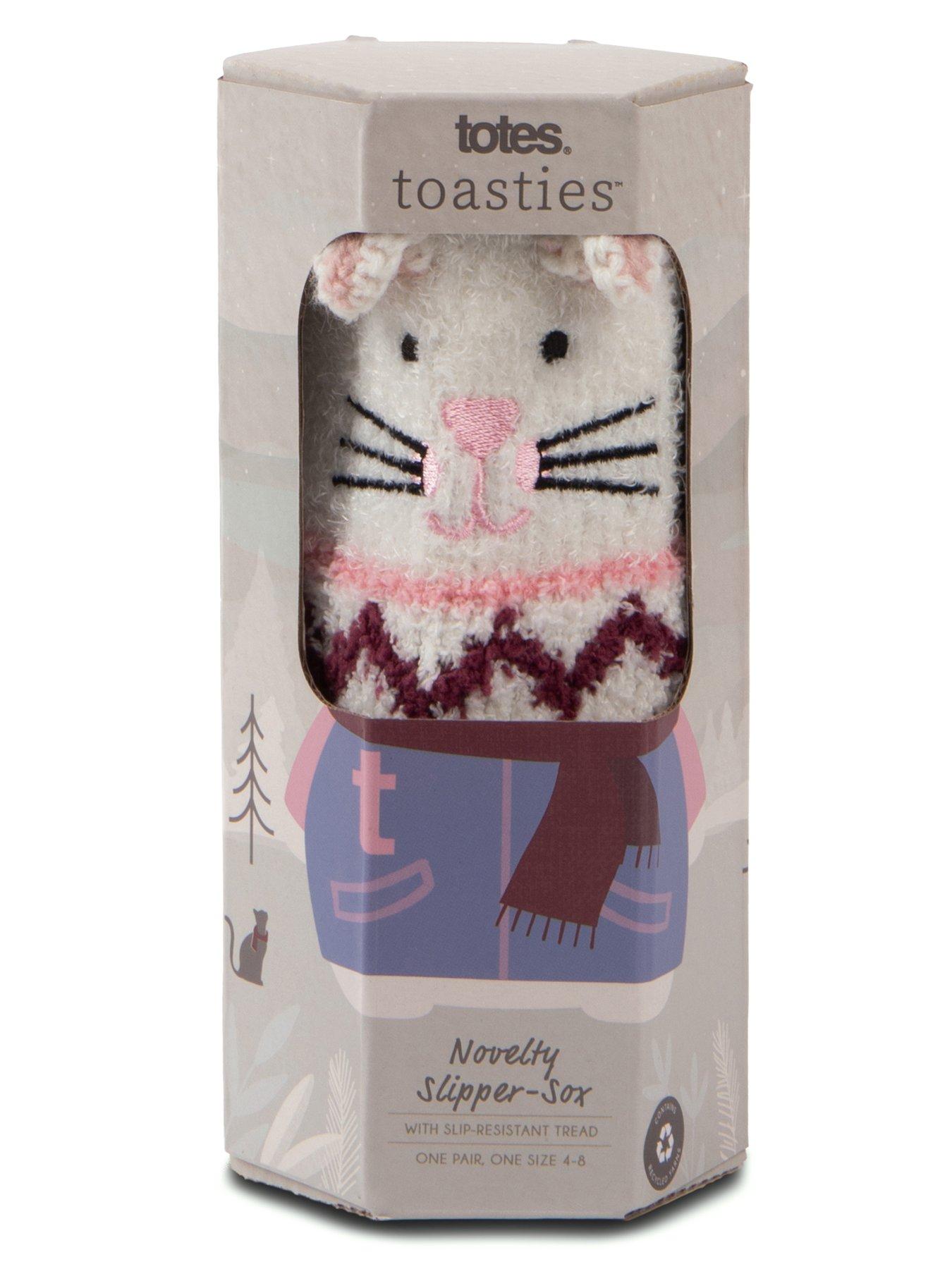 Image 3 of 4 of TOTES Totes1pp Novelty Super Soft Slipper Socks - Multi