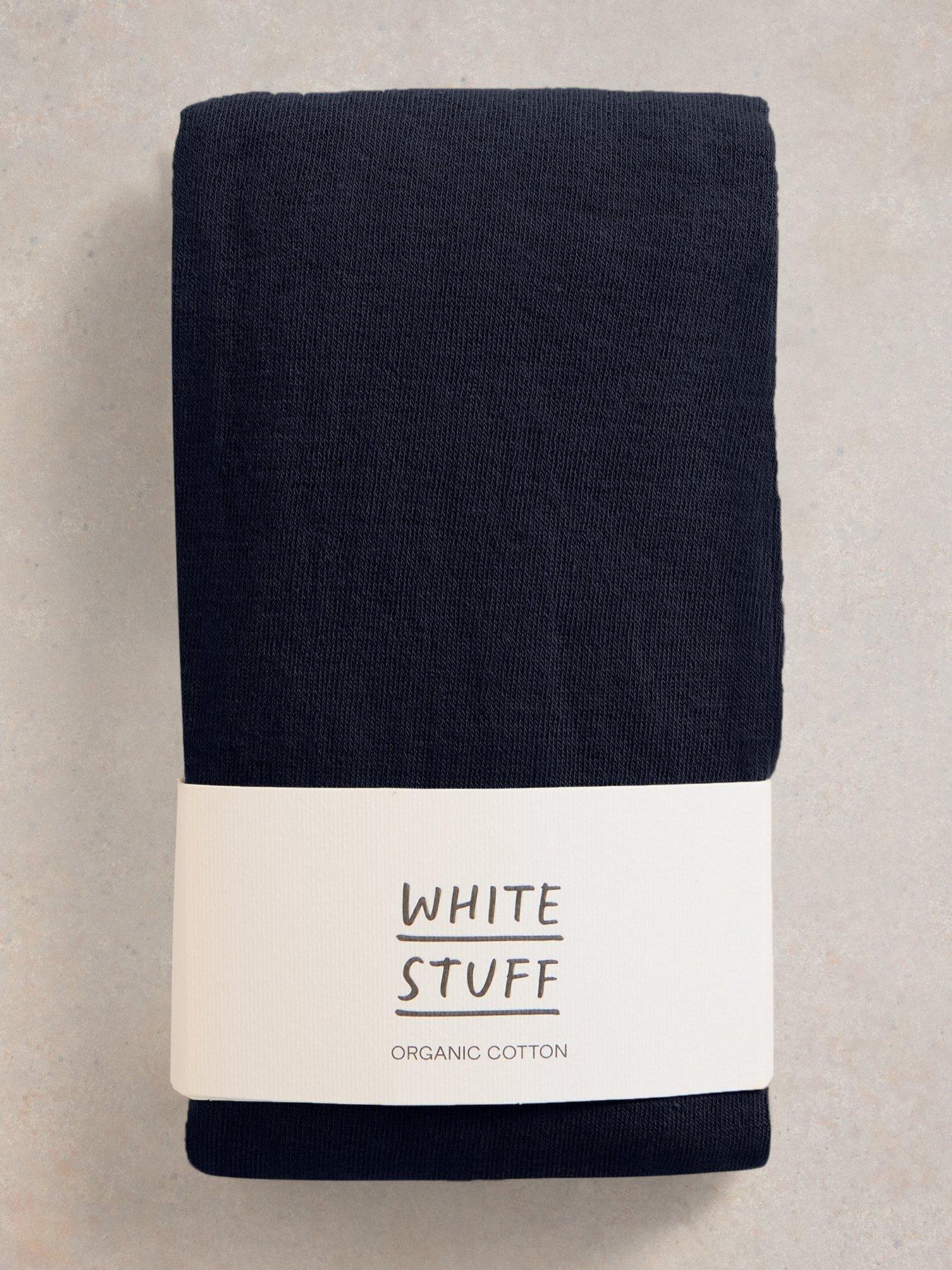 Image 2 of 5 of White Stuff Patty Plain Tights - Navy