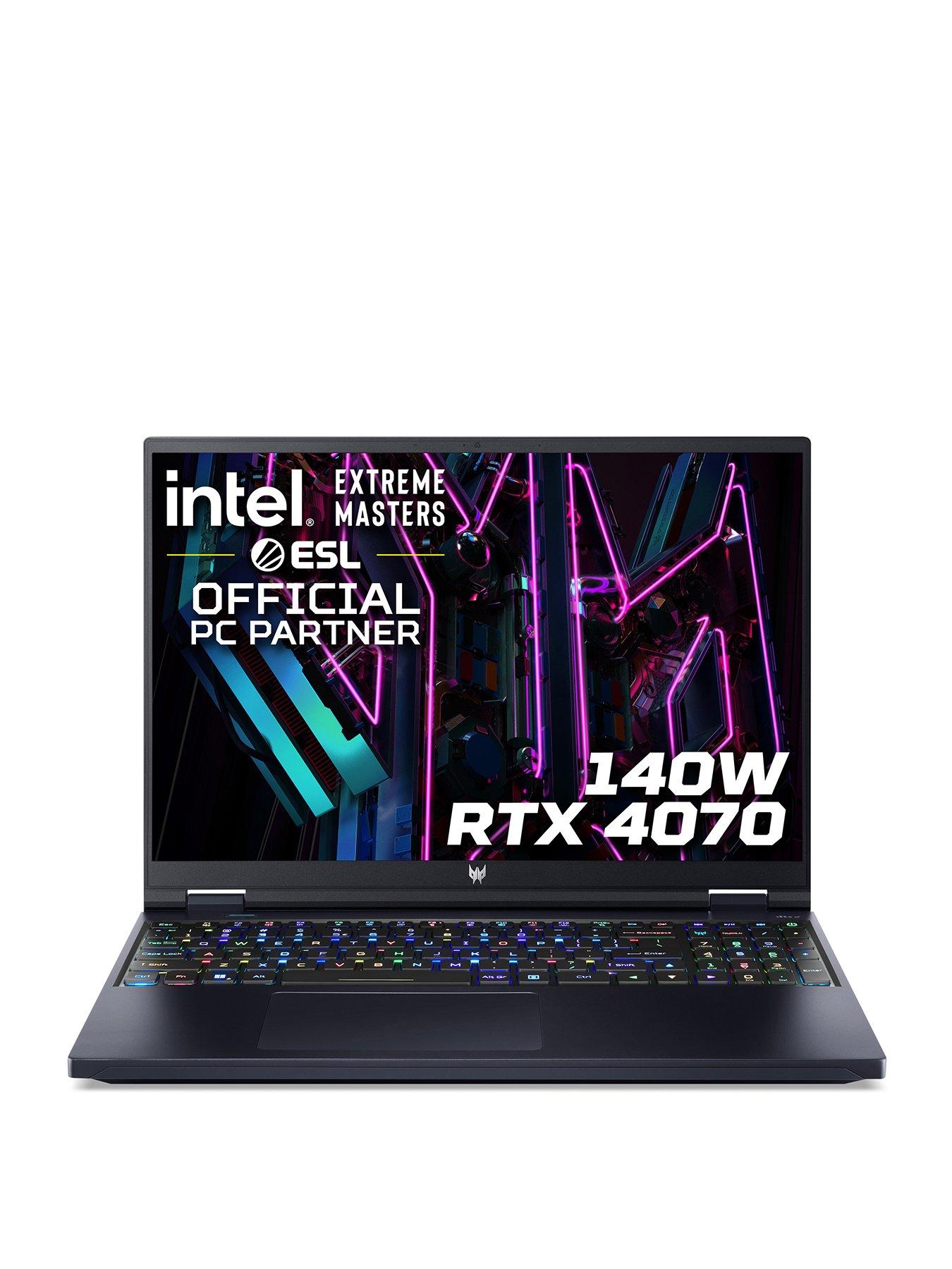 Acer Predator Helios 16 Laptop - 16in QHD 240Hz, GeForce RTX 4070, Intel Core i9, 16GB RAM, 1TB PCIe NVMe SSD